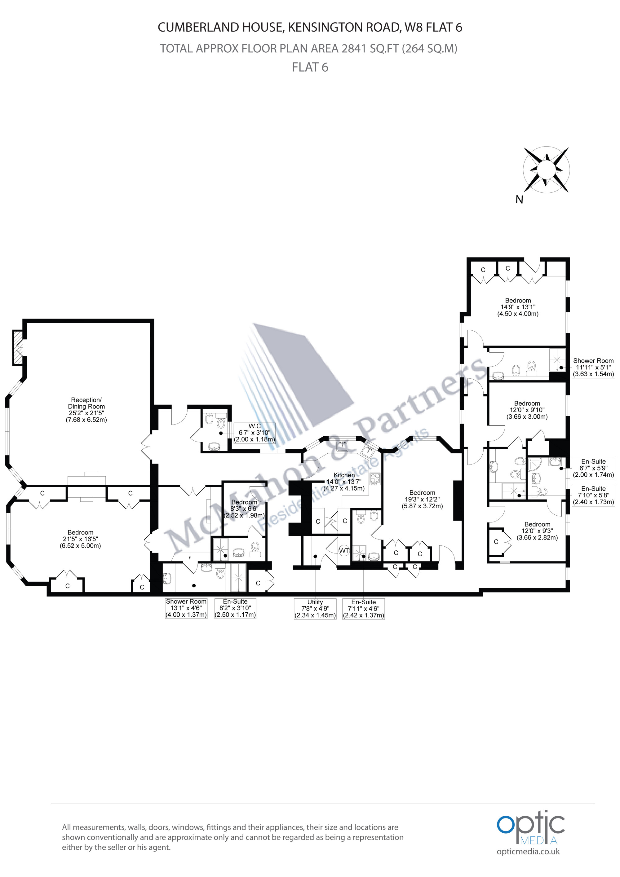 Flat 6 Cumberland House,, Cumberland House, London floorplan