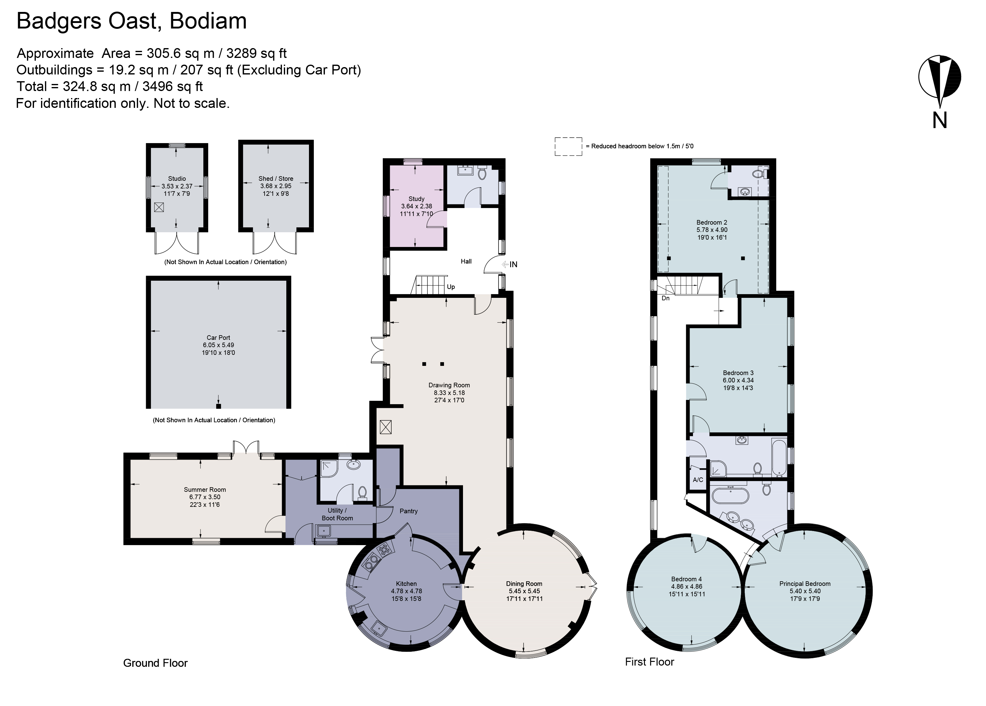 Badgers Oast,, Bodiam, East Sussex floorplan