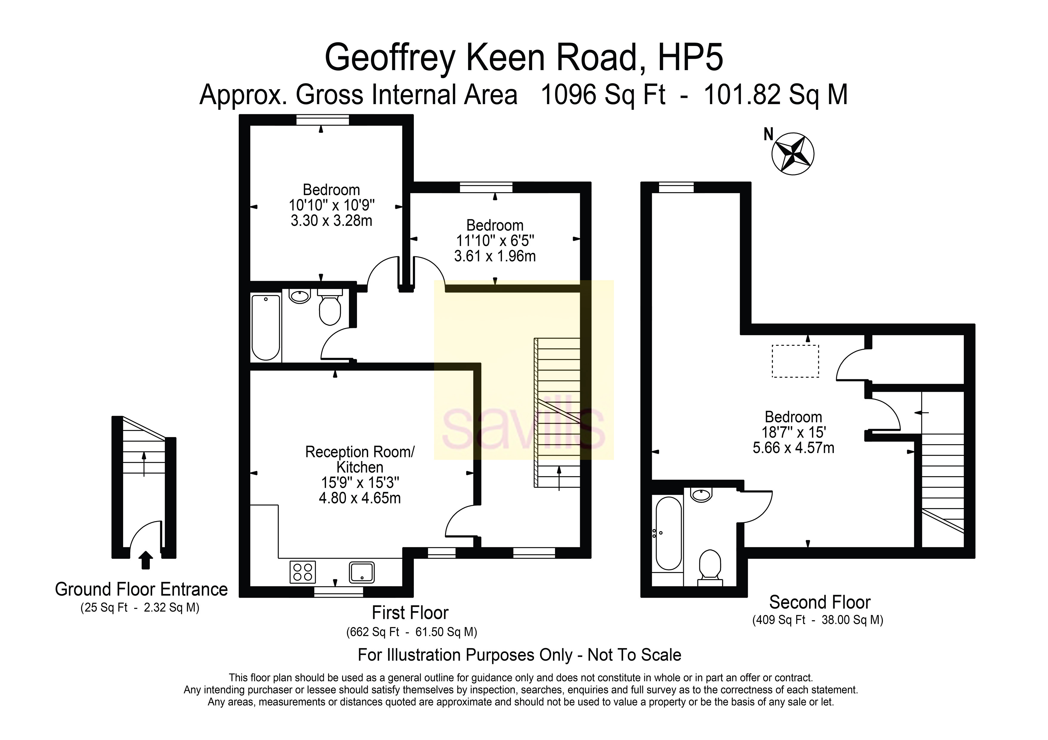 3 Geoffrey Keen Road,, Chesham, Buckinghamshire floorplan