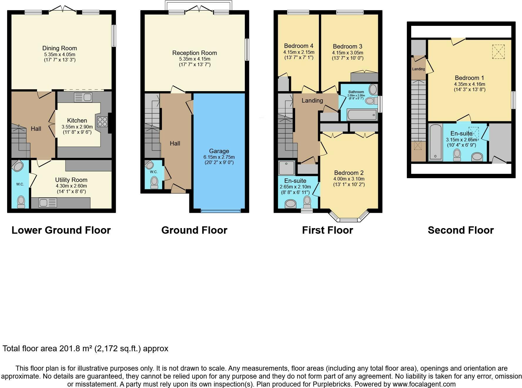 18, Glenside Close, Kenley floorplan