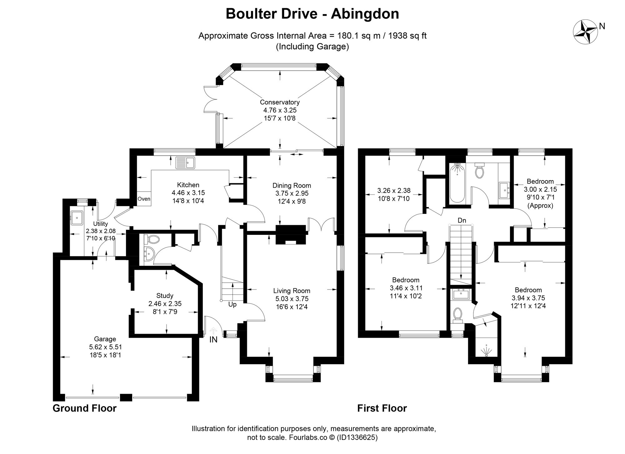 4 Boulter Drive, Abingdon floorplan