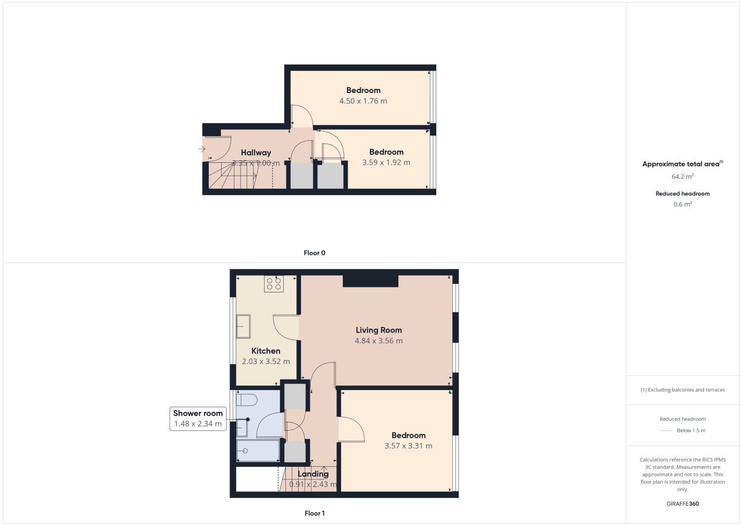 29, Quantock Close, North Shields floorplan