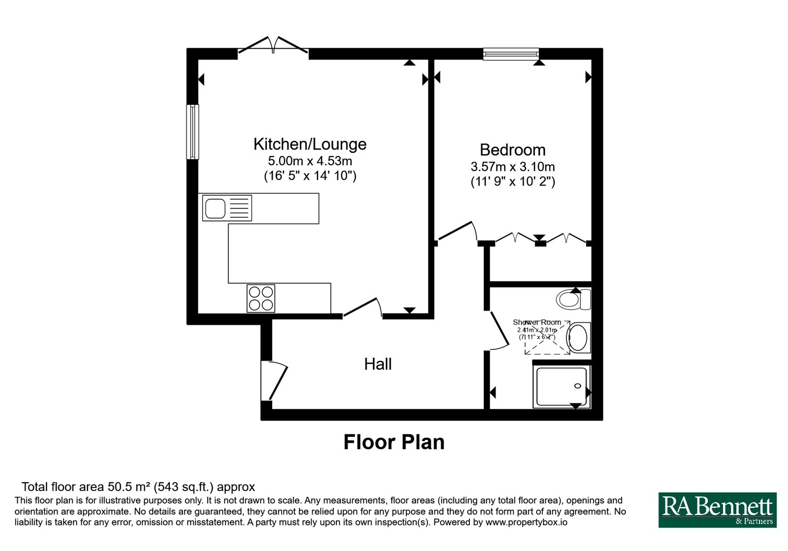Lime Cottage, 9 Priors Lodge,, Pittville Circus, Gloucestershire floorplan