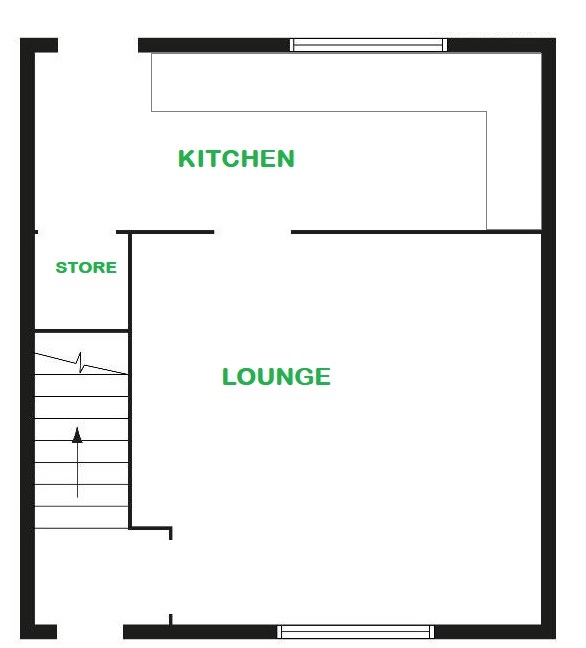 Waverley Terrace, Blantyre, Glasgow G72, 2 bedroom end terrace house