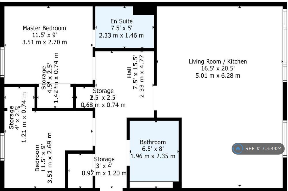Haughview Terrace, Glasgow floorplan