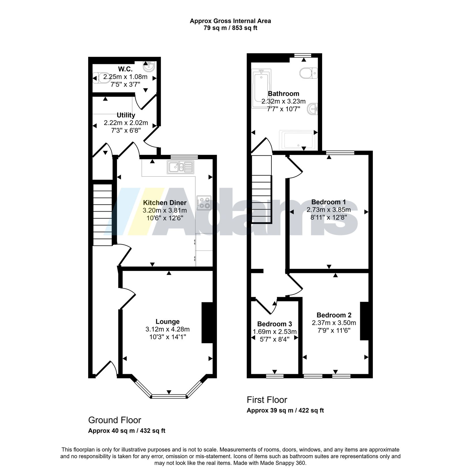 97, Greenway Road, Runcorn floorplan