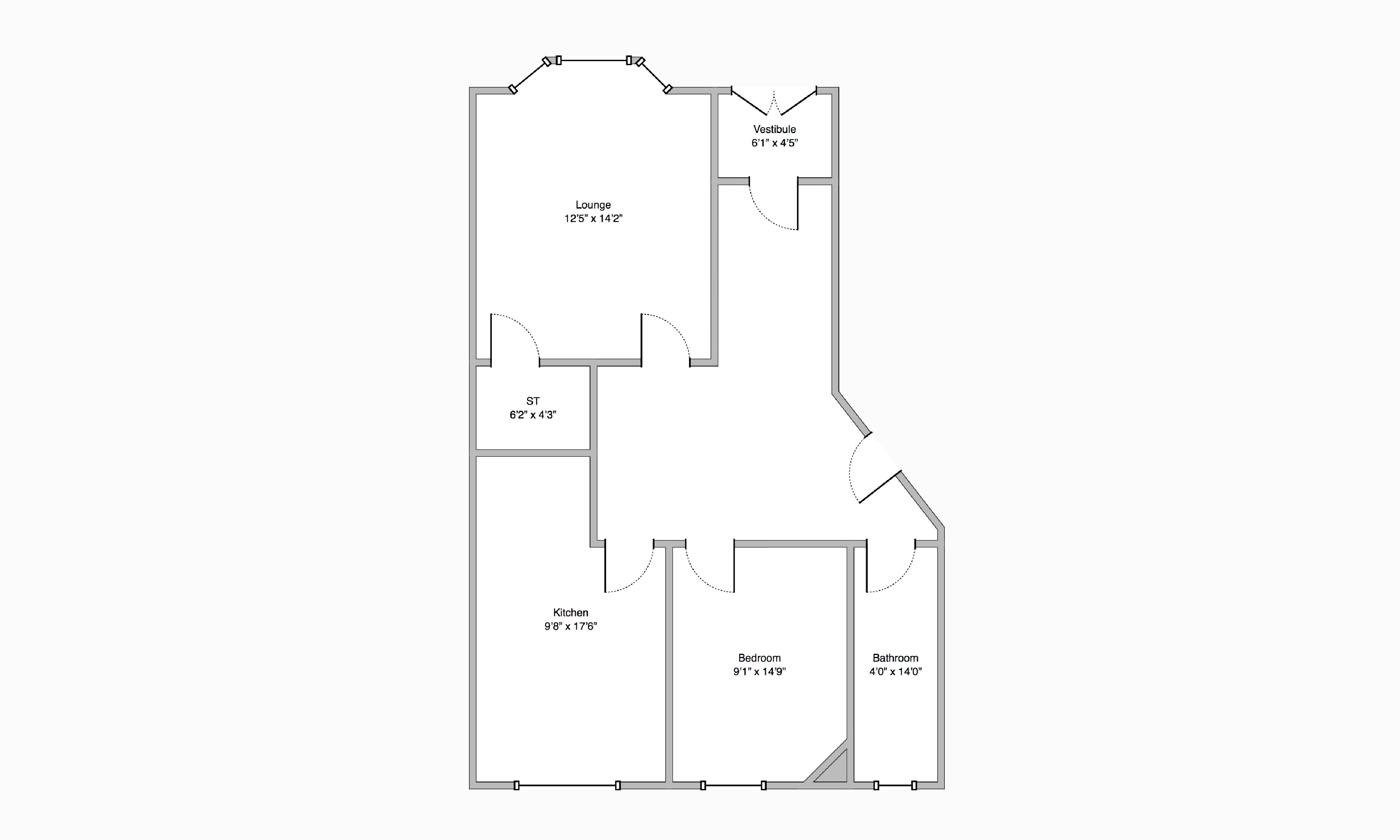 1 Bedrooms Flat for sale in Dundrennan Road, Main Door, Battlefield, Glasgow G42