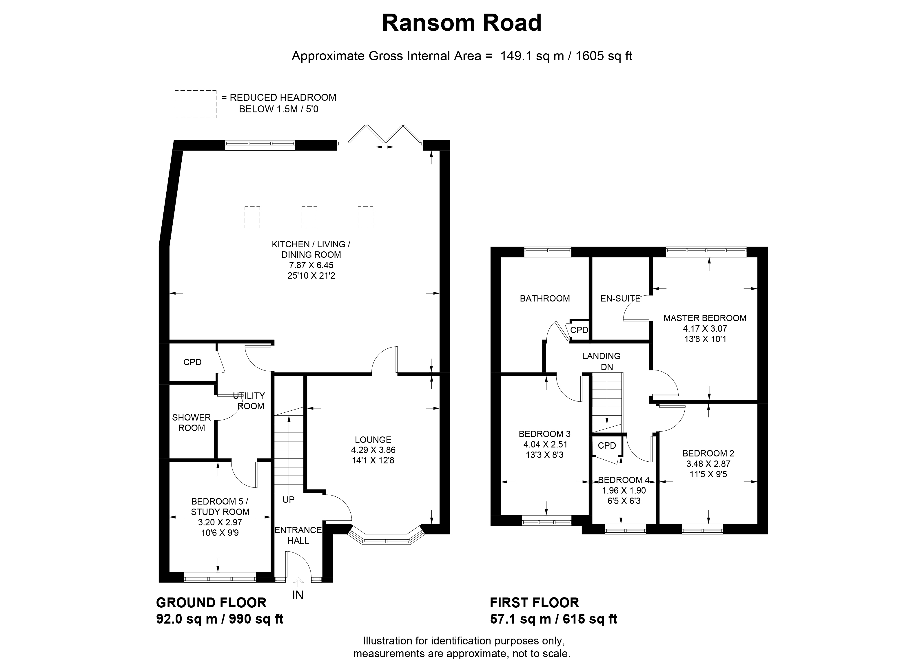 Ransom Road, Tiptree, Colchester CO5, 4 bedroom detached house for sale