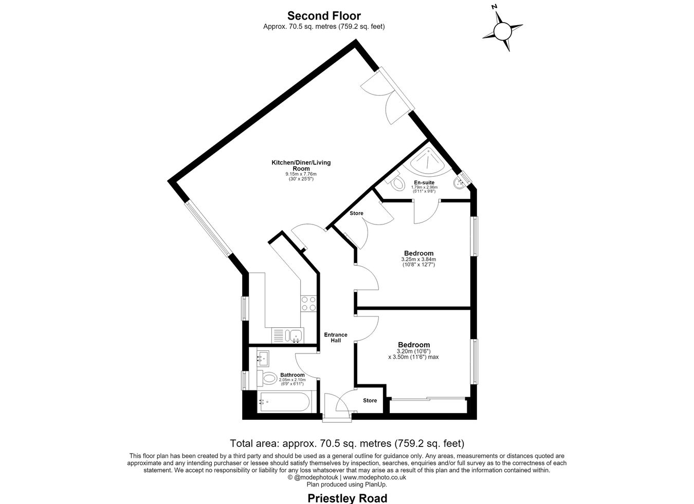 10, Priestley Road, Stevenage floorplan
