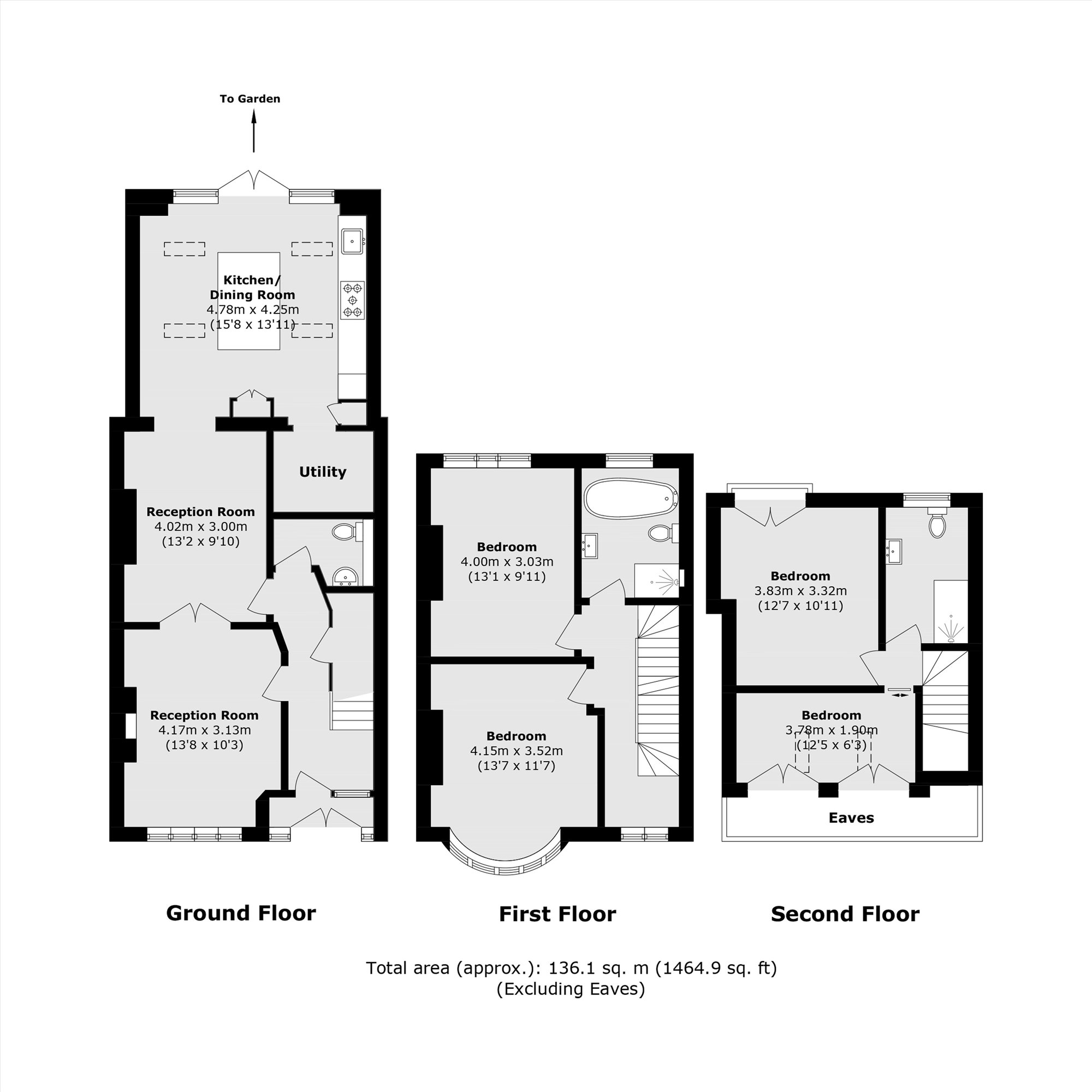 48, Knollys Road, London floorplan