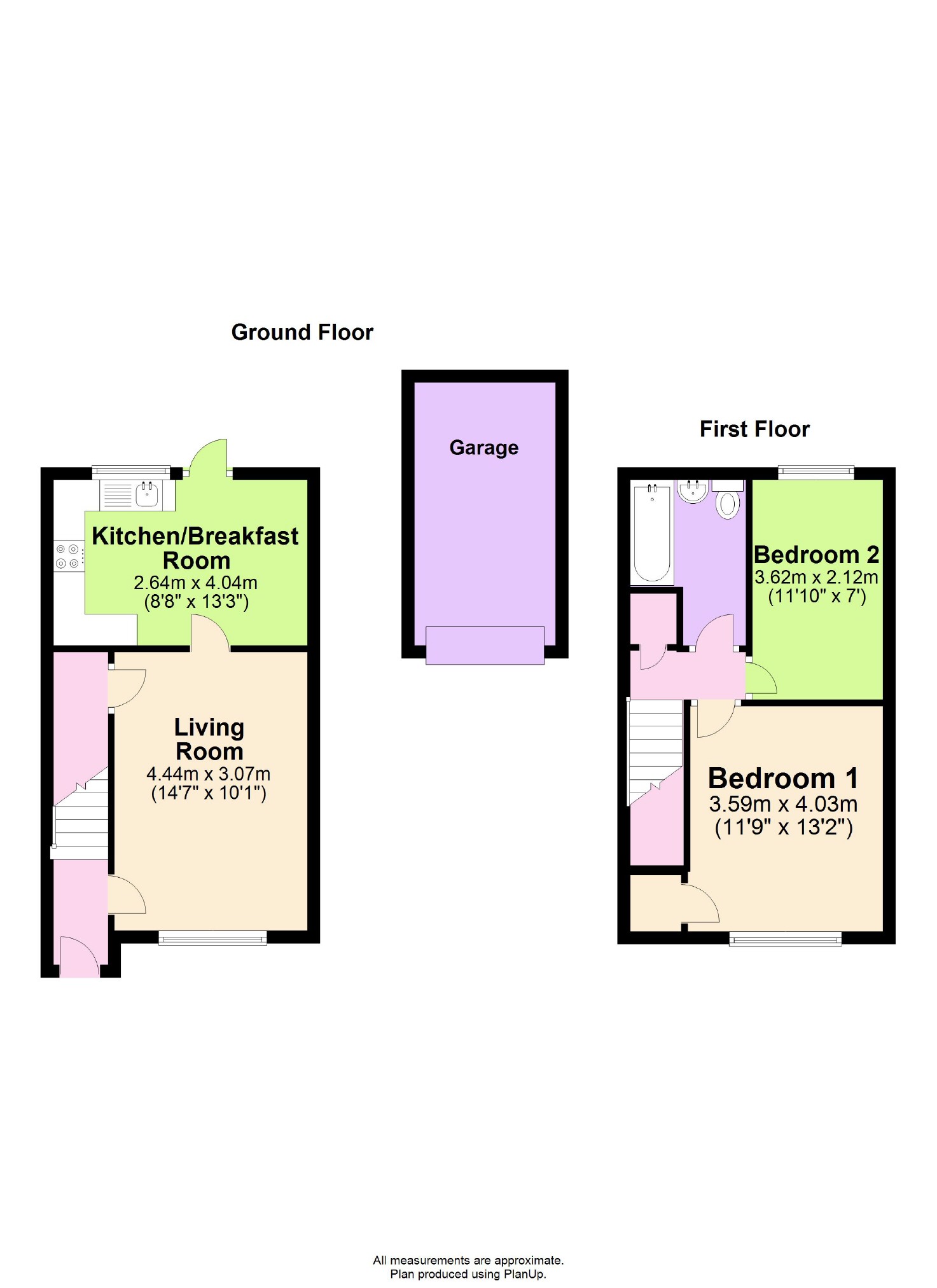 2 Bedrooms Terraced house for sale in Hunters Oak, Hemel Hempstead HP2