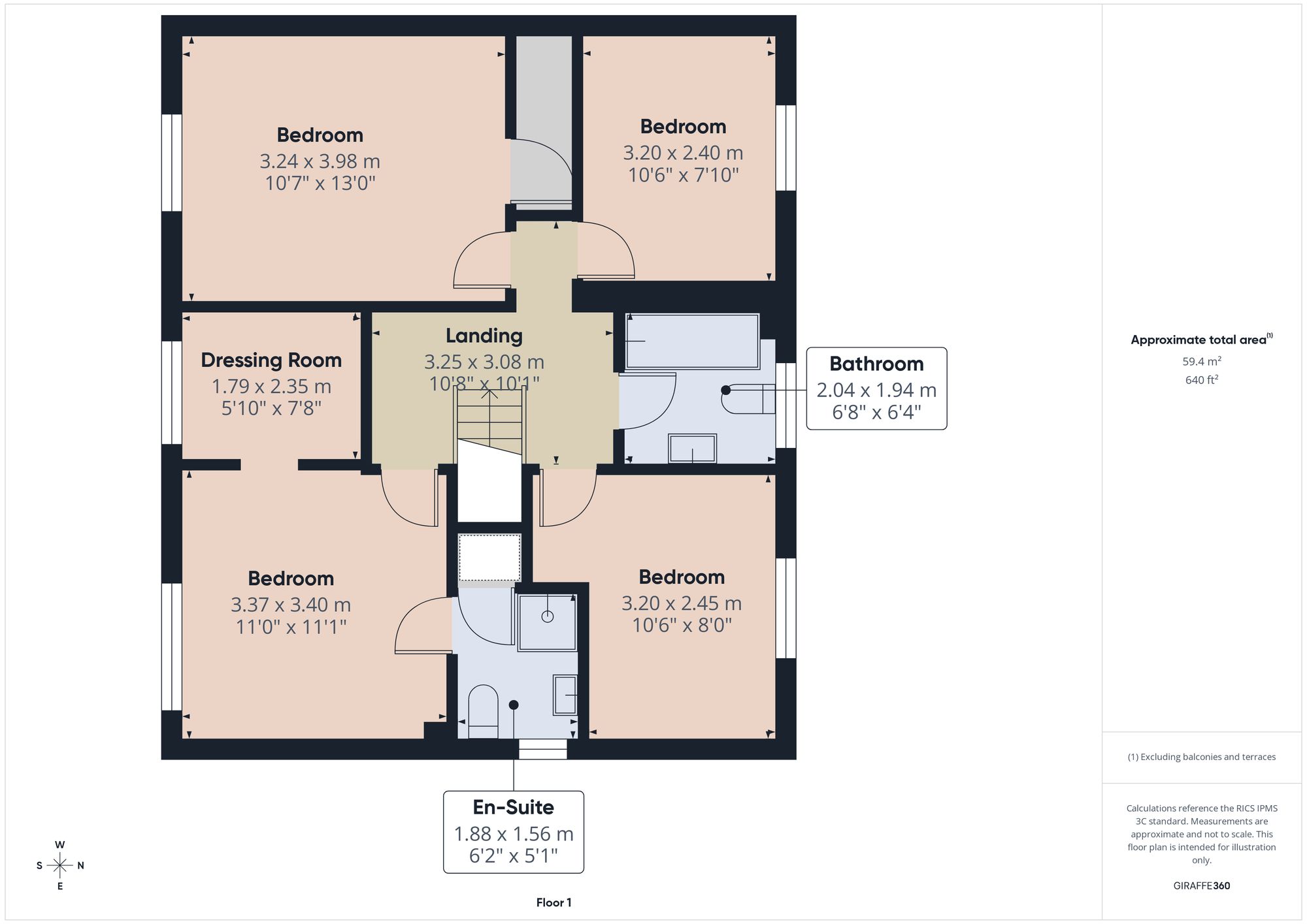 1 Augusta Park, Ebbw Vale floorplan
