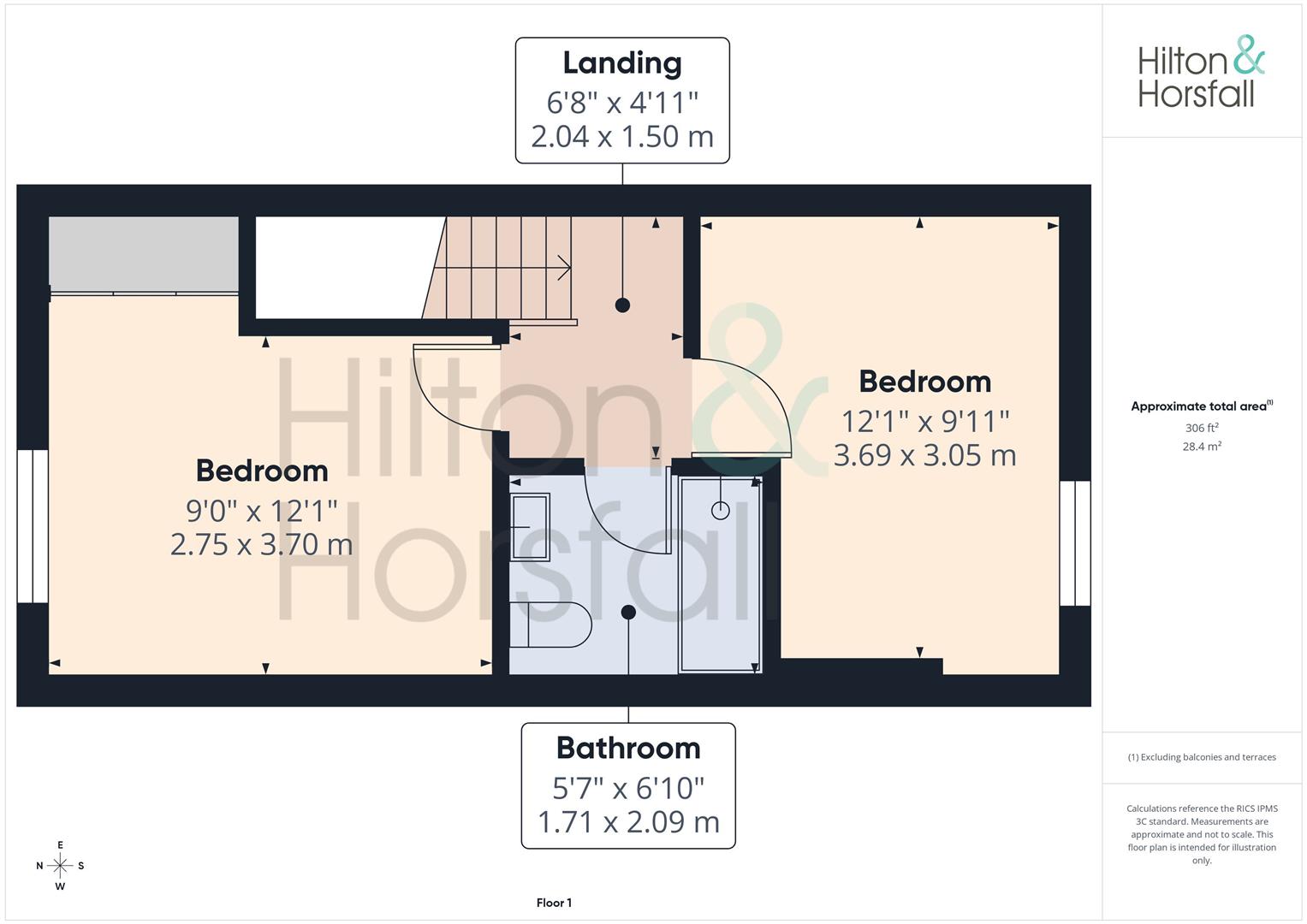 6, School House Cottages, Sabden floorplan