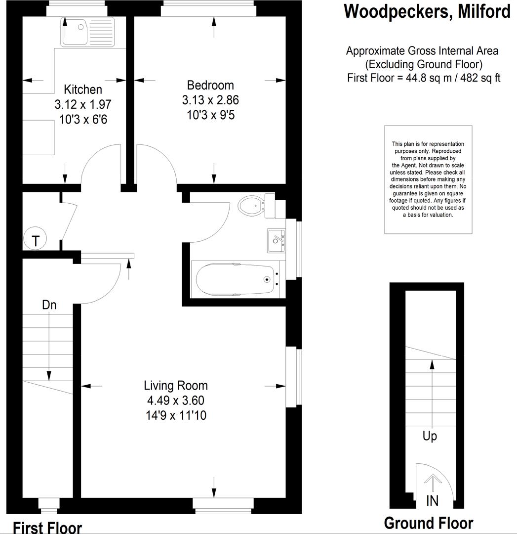 16, Woodpeckers, Godalming floorplan