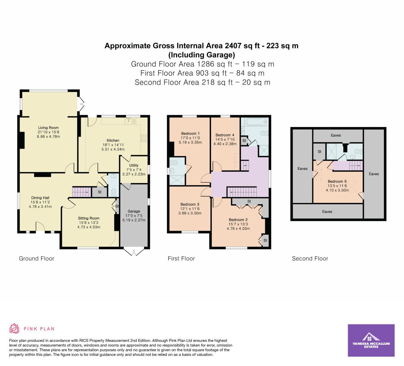 5 Bluebridge Avenue, Brookmans Park floorplan