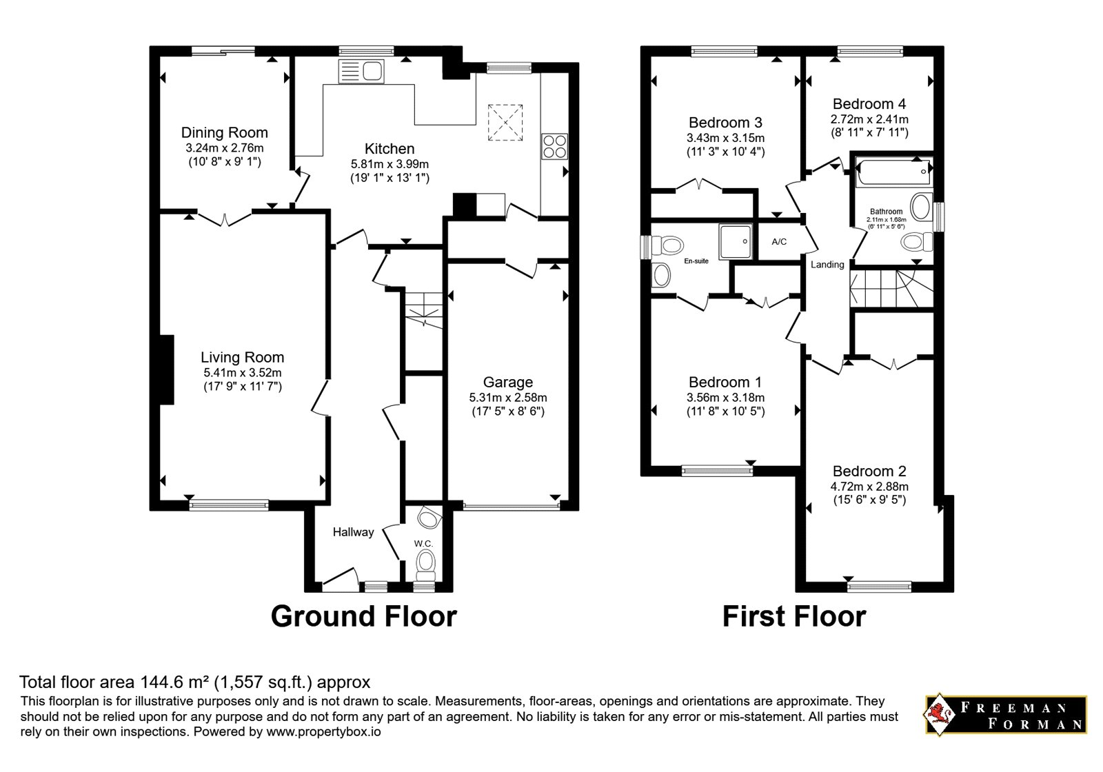 66, Mill Rise, East Sussex floorplan