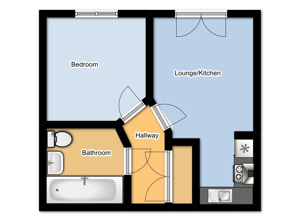 1 Bedrooms Flat for sale in Hogg Lane, Grays RM17