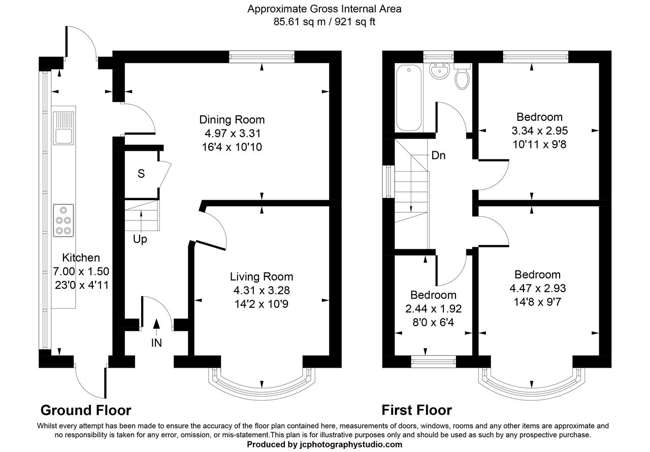 1, Myrtle Avenue, Bedfont floorplan