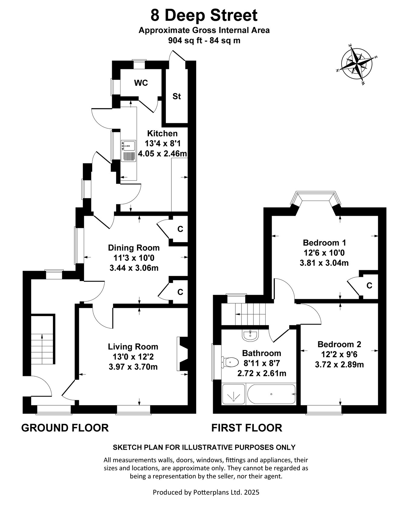 8, Deep Street, Cheltenham floorplan