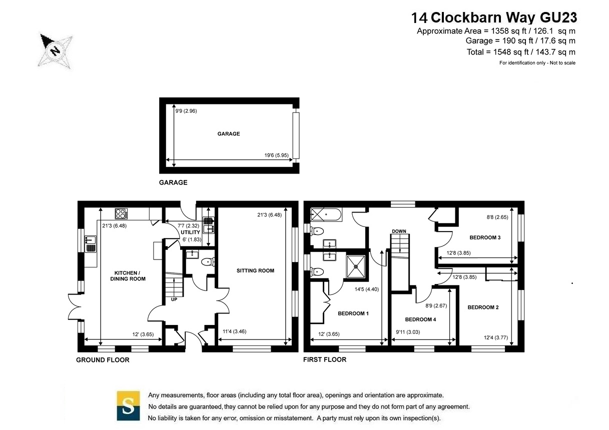 14, Clockbarn Way, Surrey floorplan