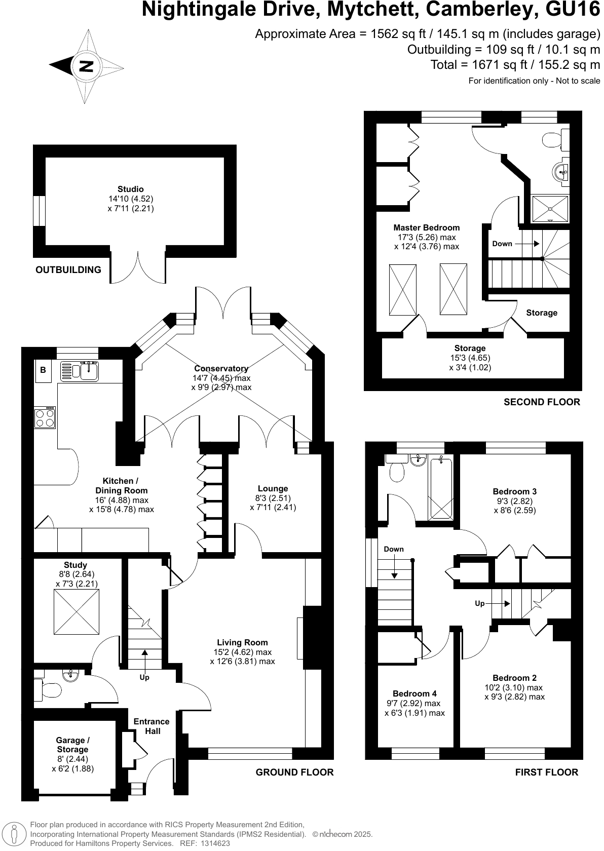1, Nightingale Drive, Camberley floorplan