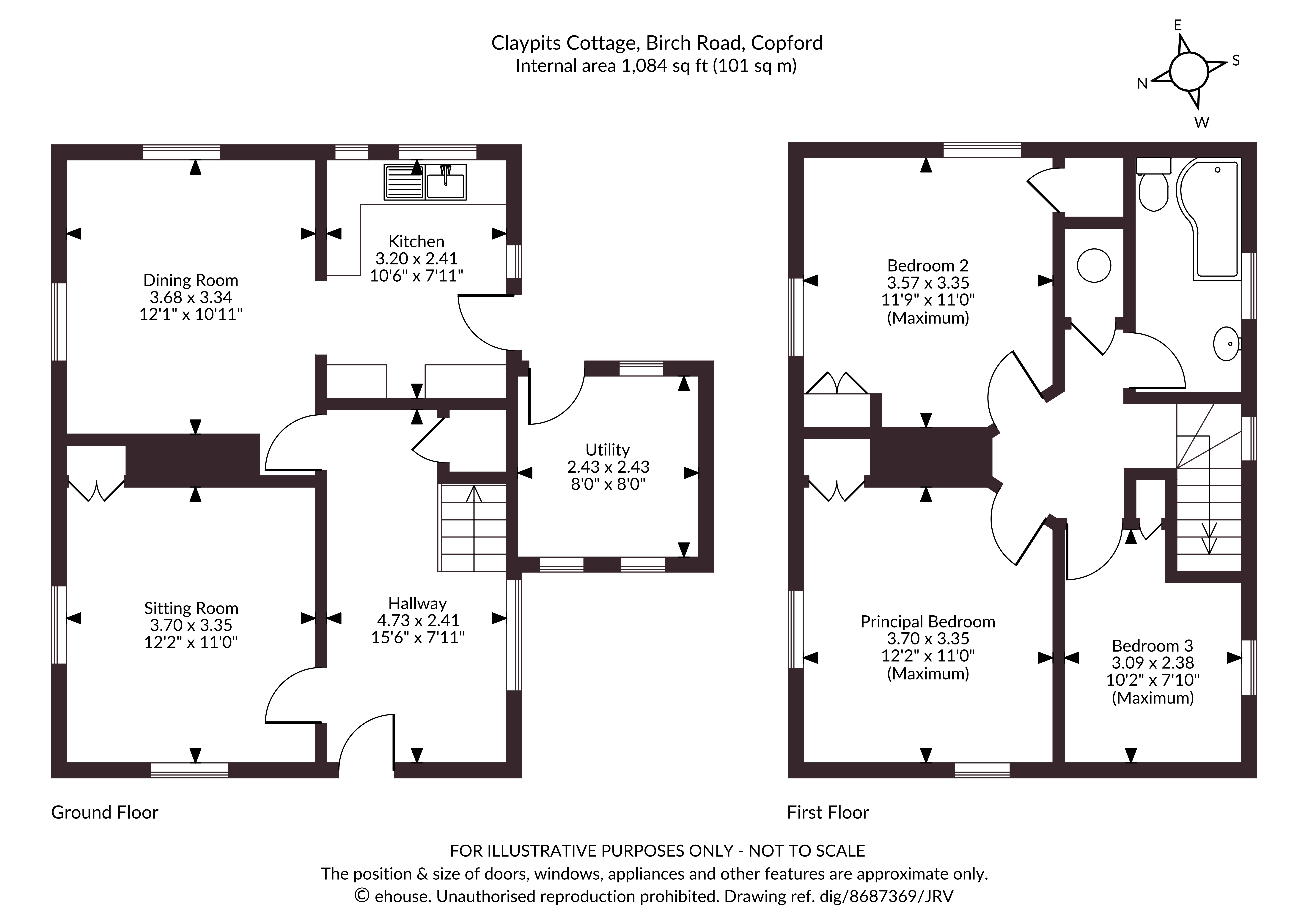 Claypits Cottage,, Birch Road, Colchester floorplan