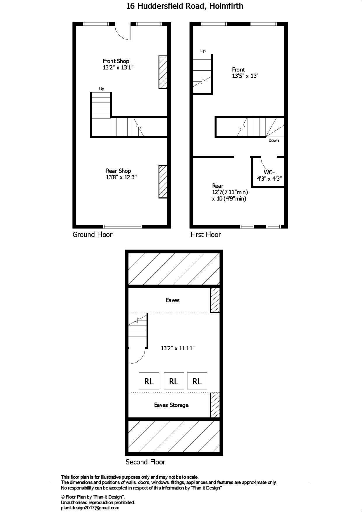 0 Bedrooms Terraced house for sale in Huddersfield Road, Holmfirth HD9