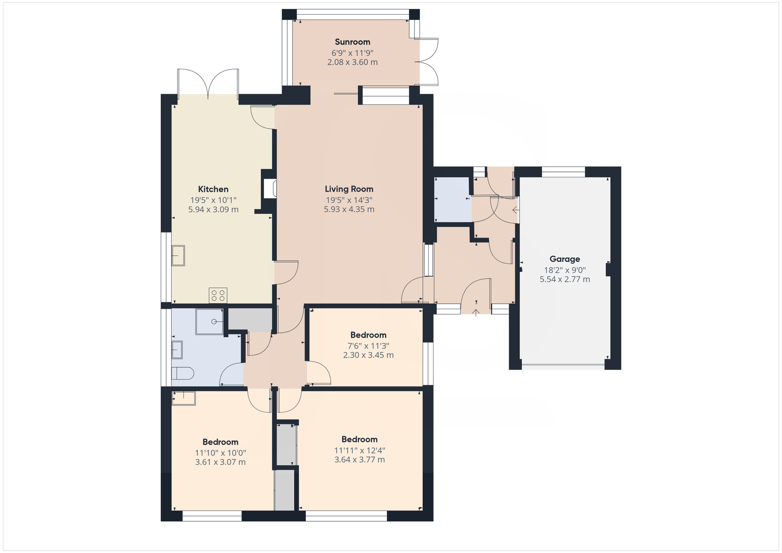 55, Copthorne Hill, Worthing floorplan