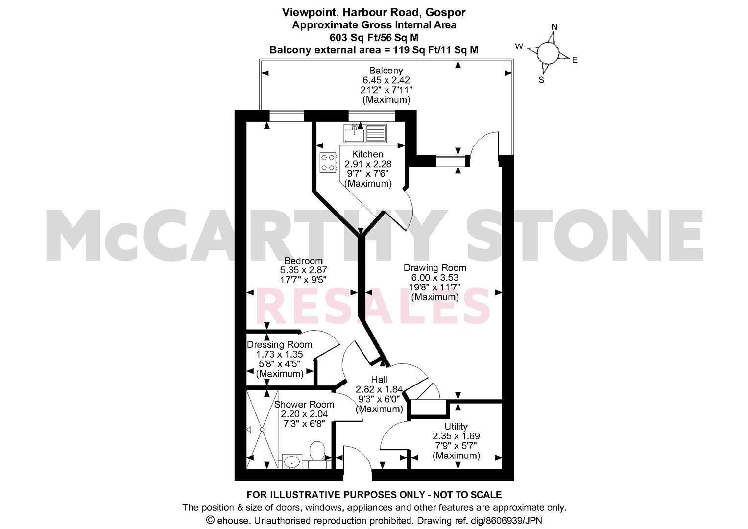 10 Viewpoint, Harbour Road, Gosport floorplan