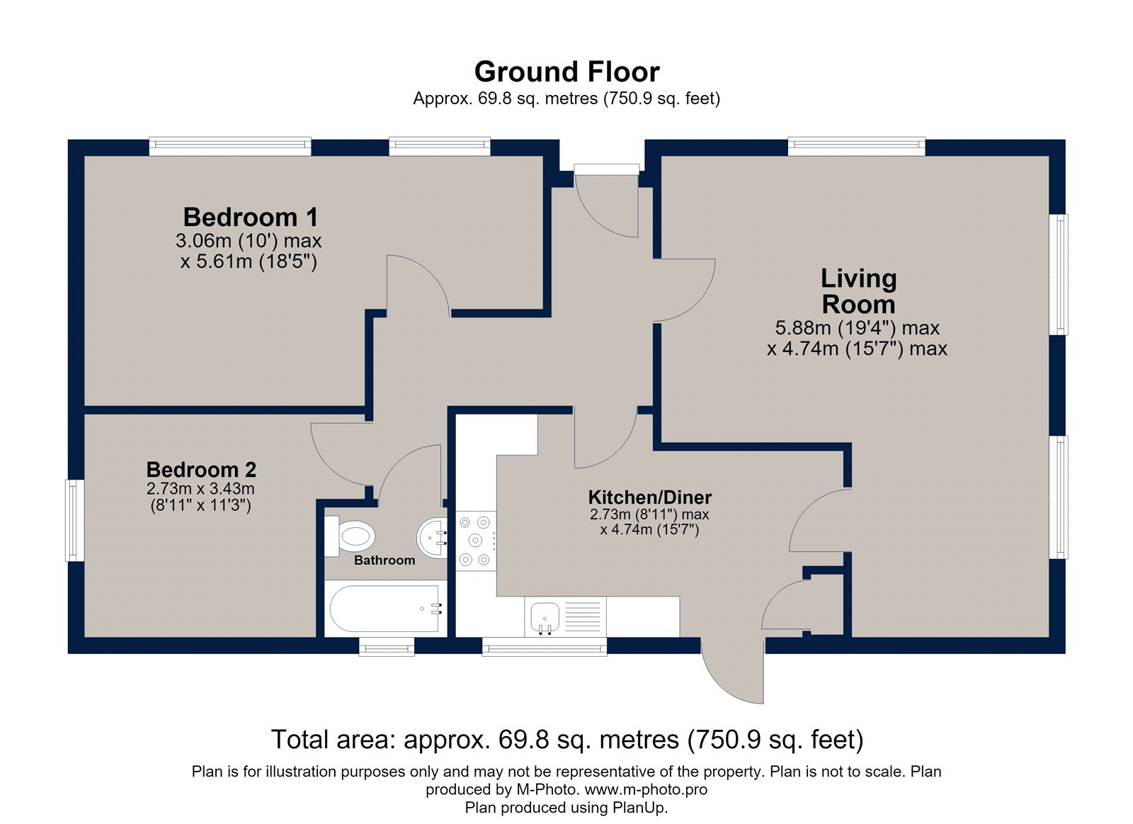 10, Nevada Park, Melton Mowbray floorplan