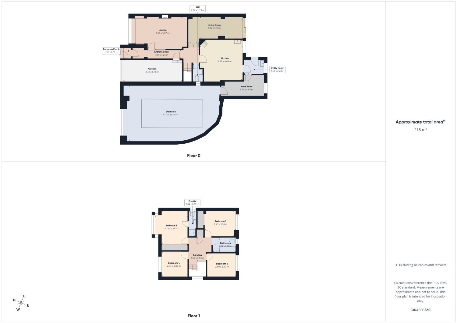 1, Vyse Drive, Nottingham floorplan