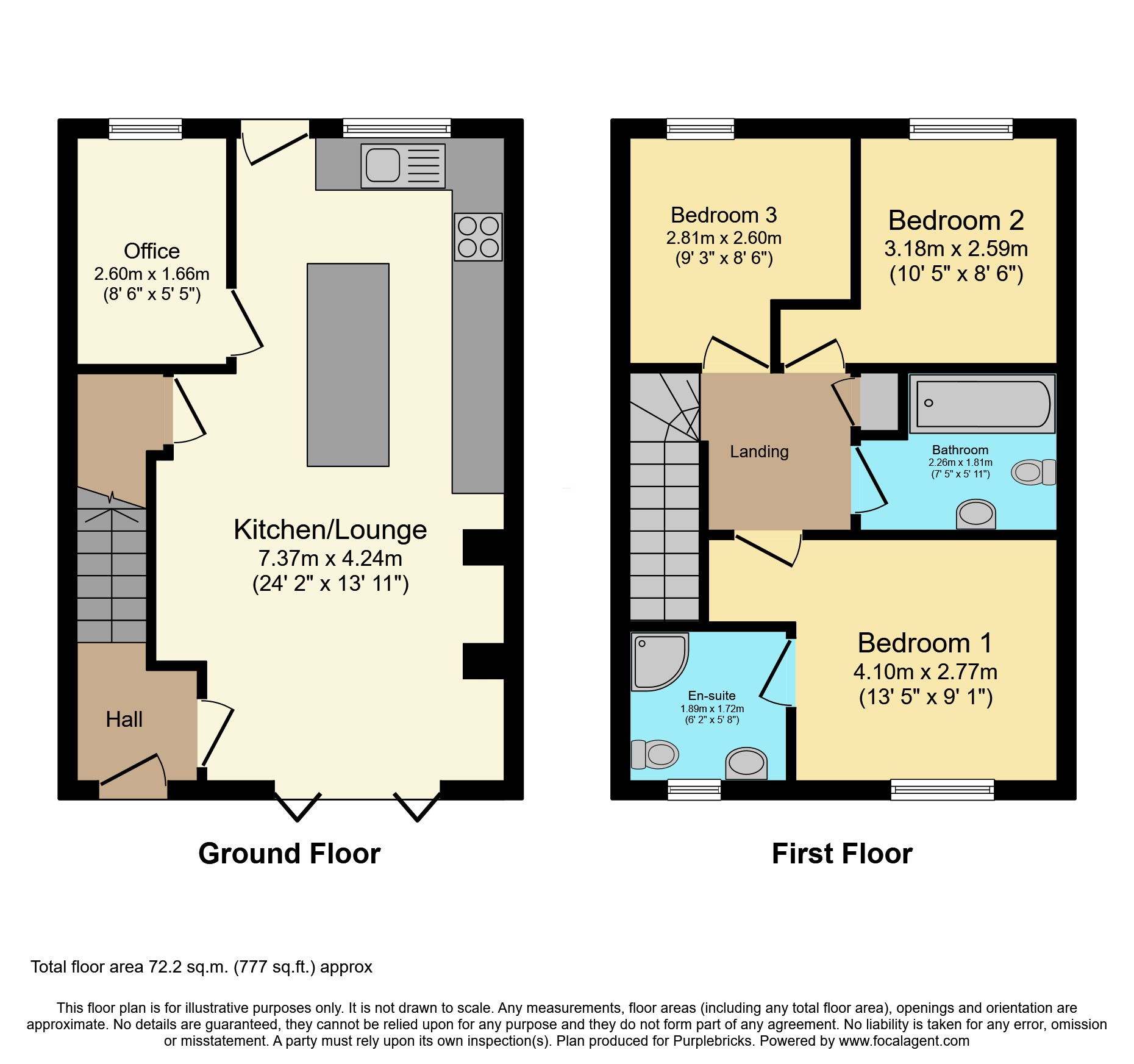 24, Bluebell Walk, Halifax floorplan