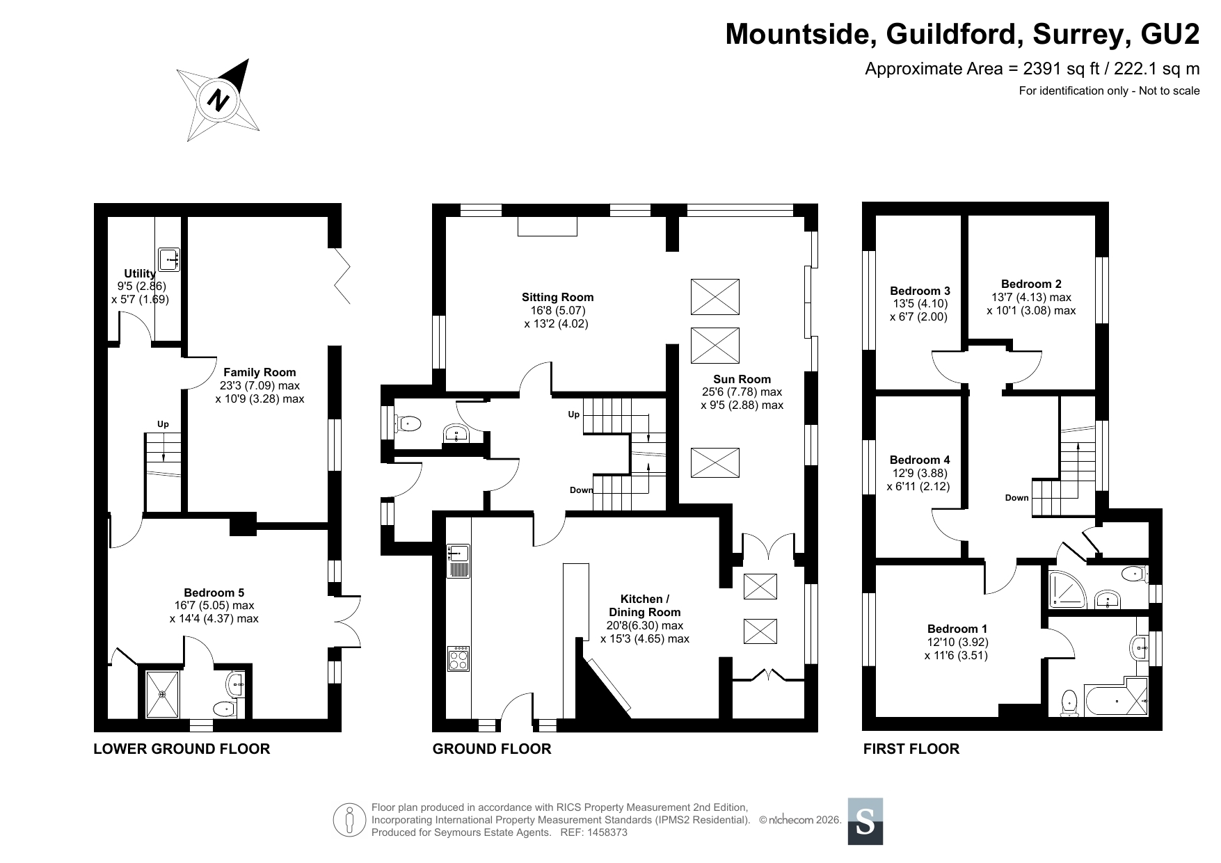 22, Mountside, Surrey floorplan