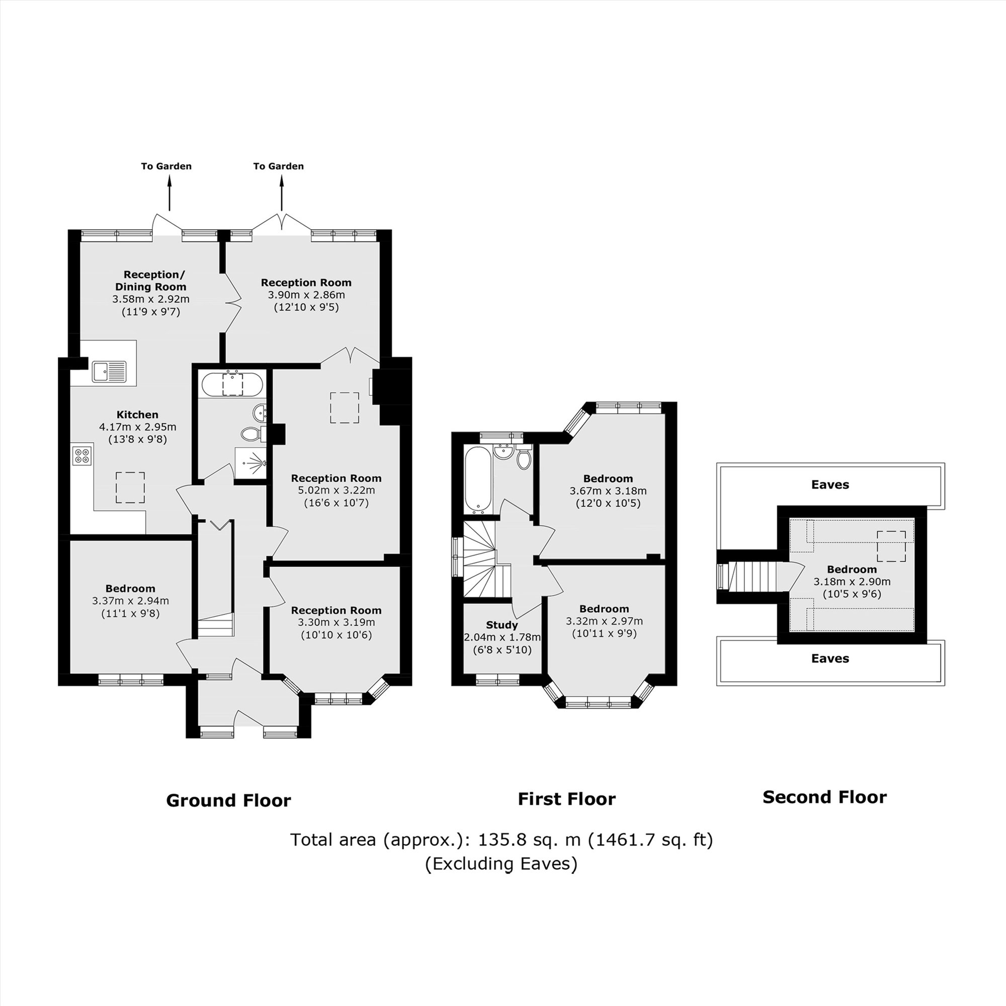 182, Hounslow Road, Feltham floorplan