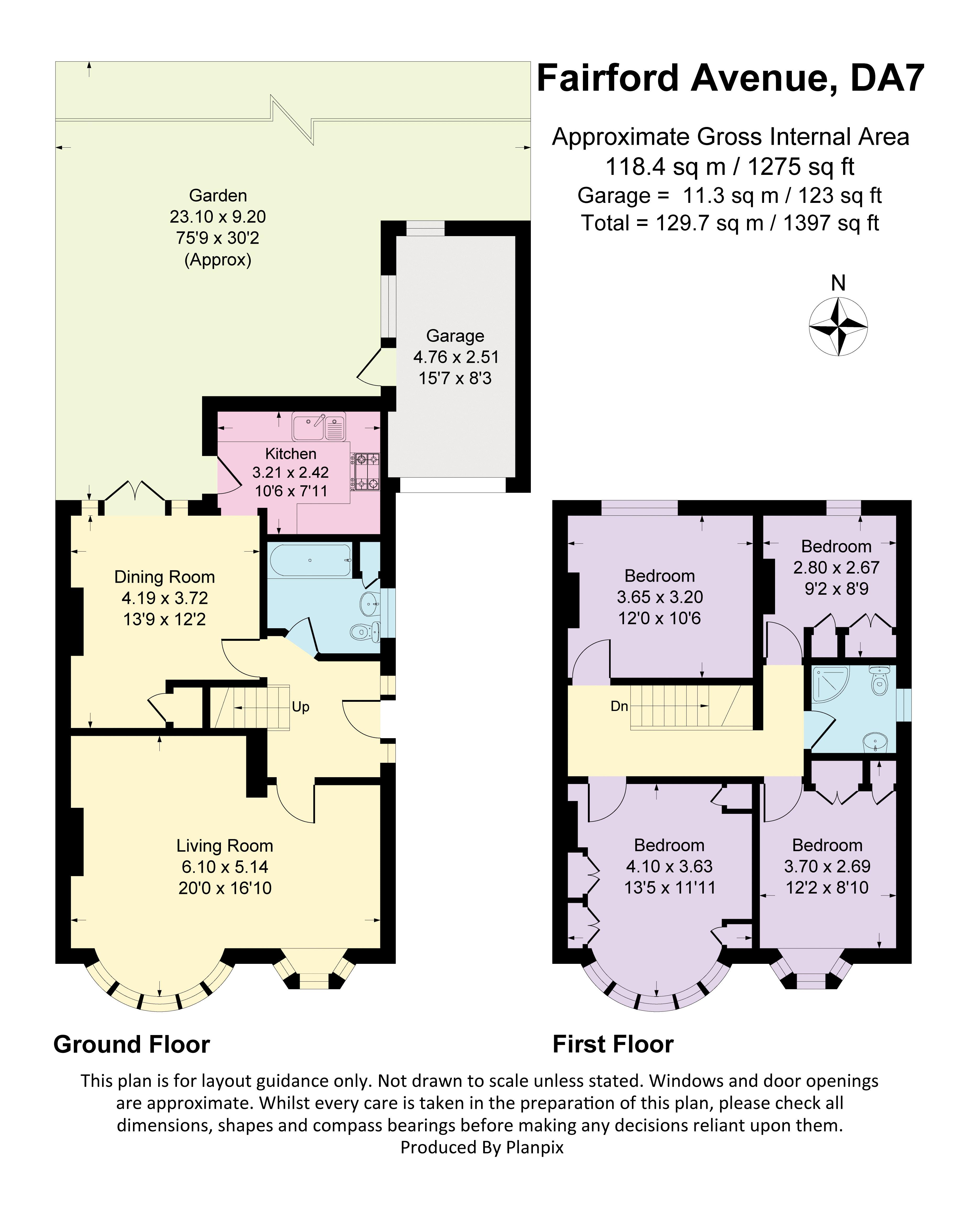 11, Fairford Avenue, Bexleyheath floorplan