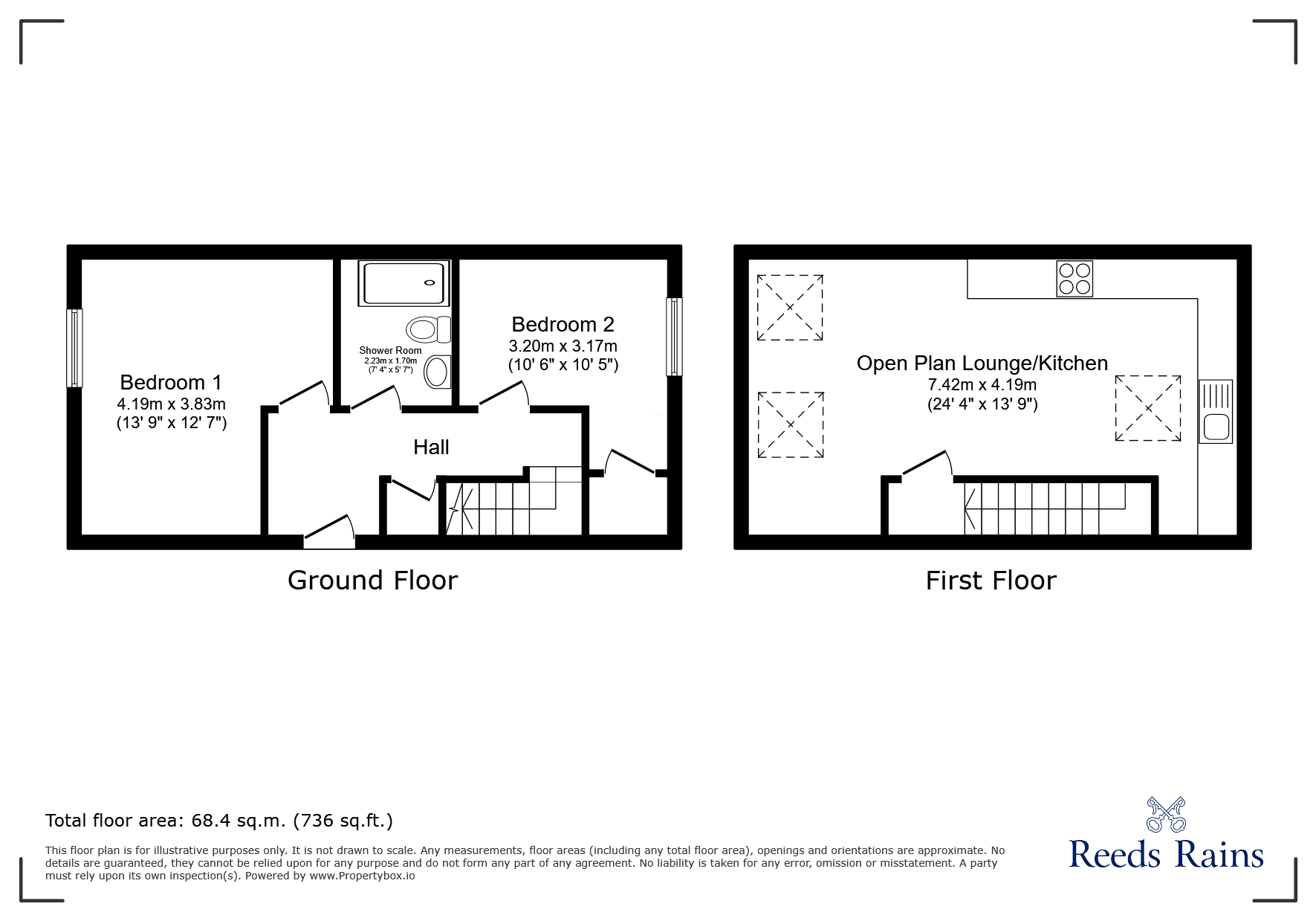 11, Ewart Court, Glossop floorplan