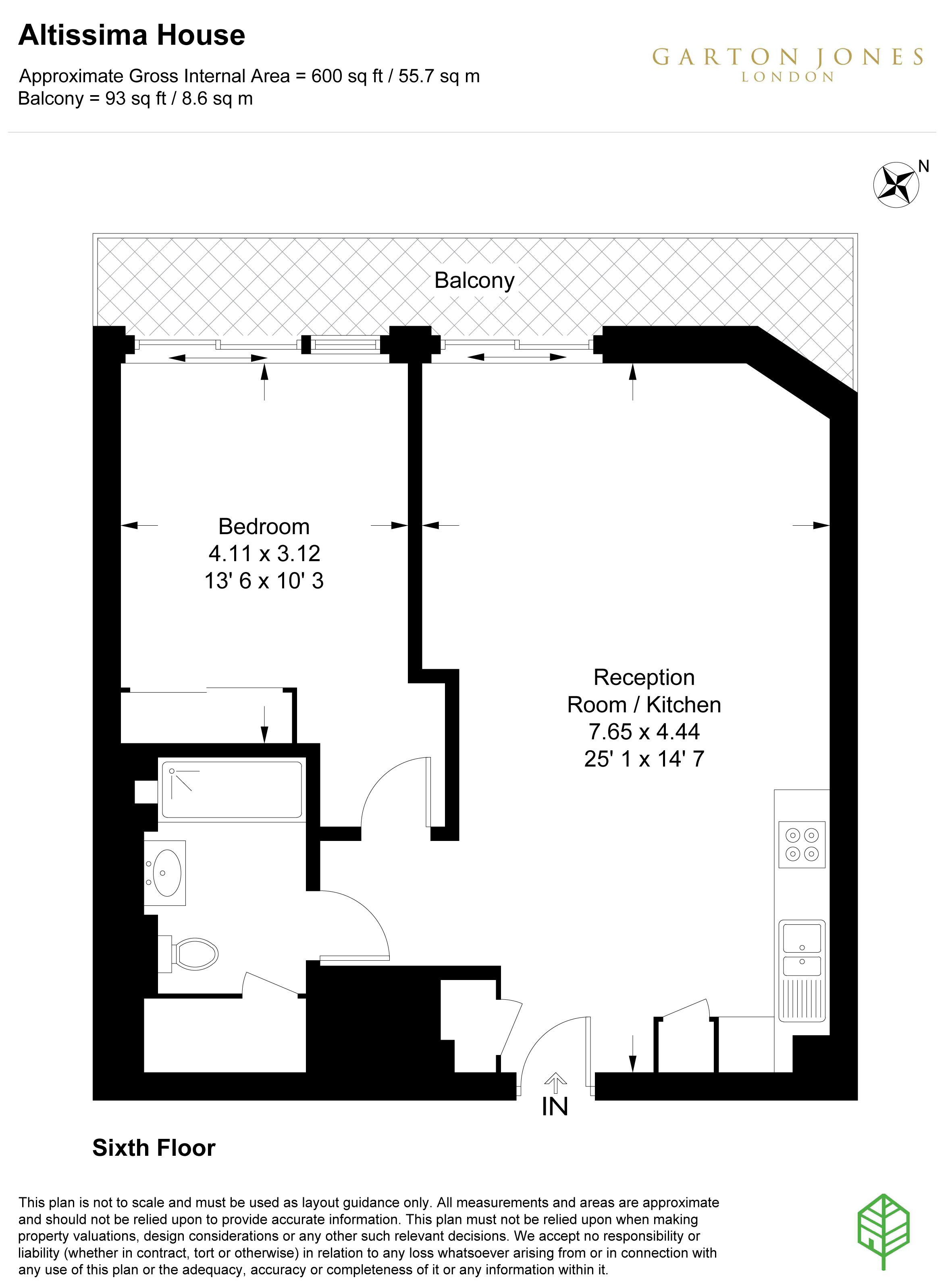 41, Altissima House, London floorplan