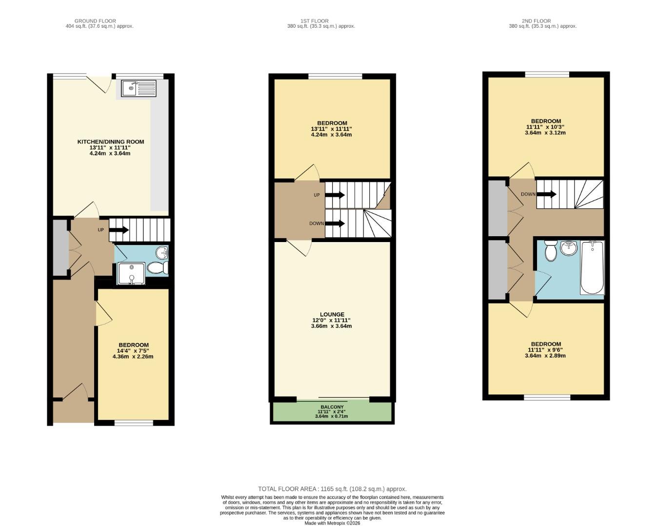 28, Stonecrop Place, Milton Keynes floorplan