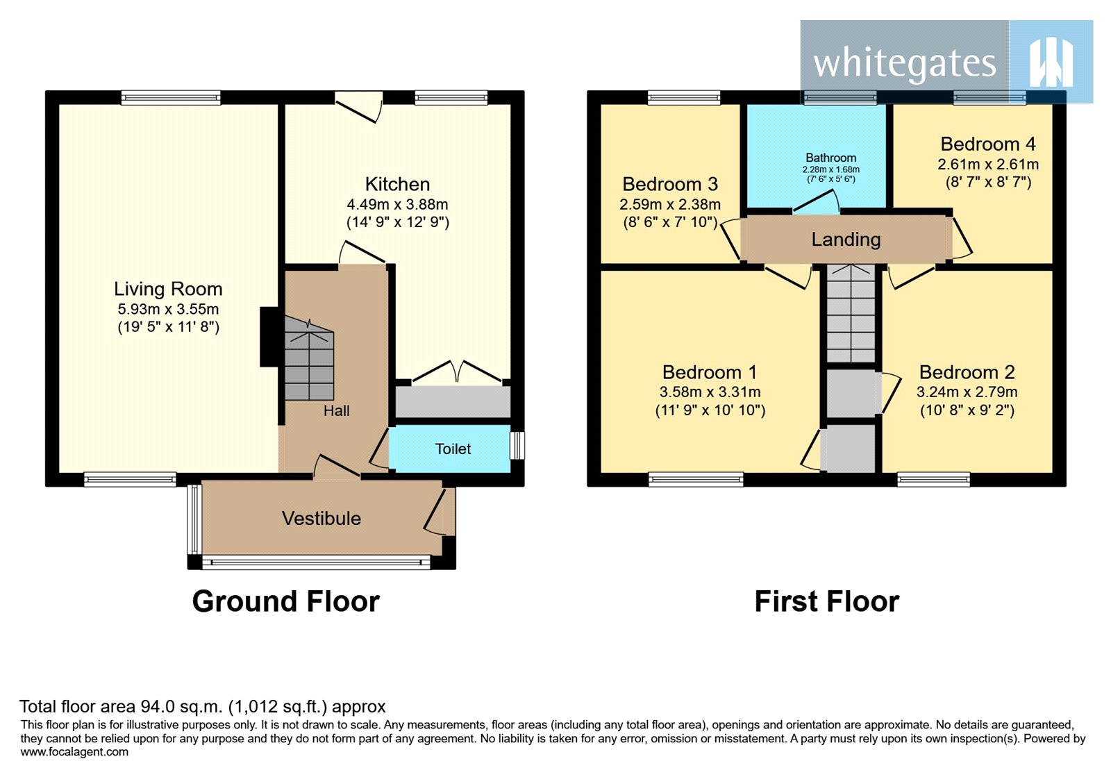 78, Swifts Lane, Merseyside floorplan