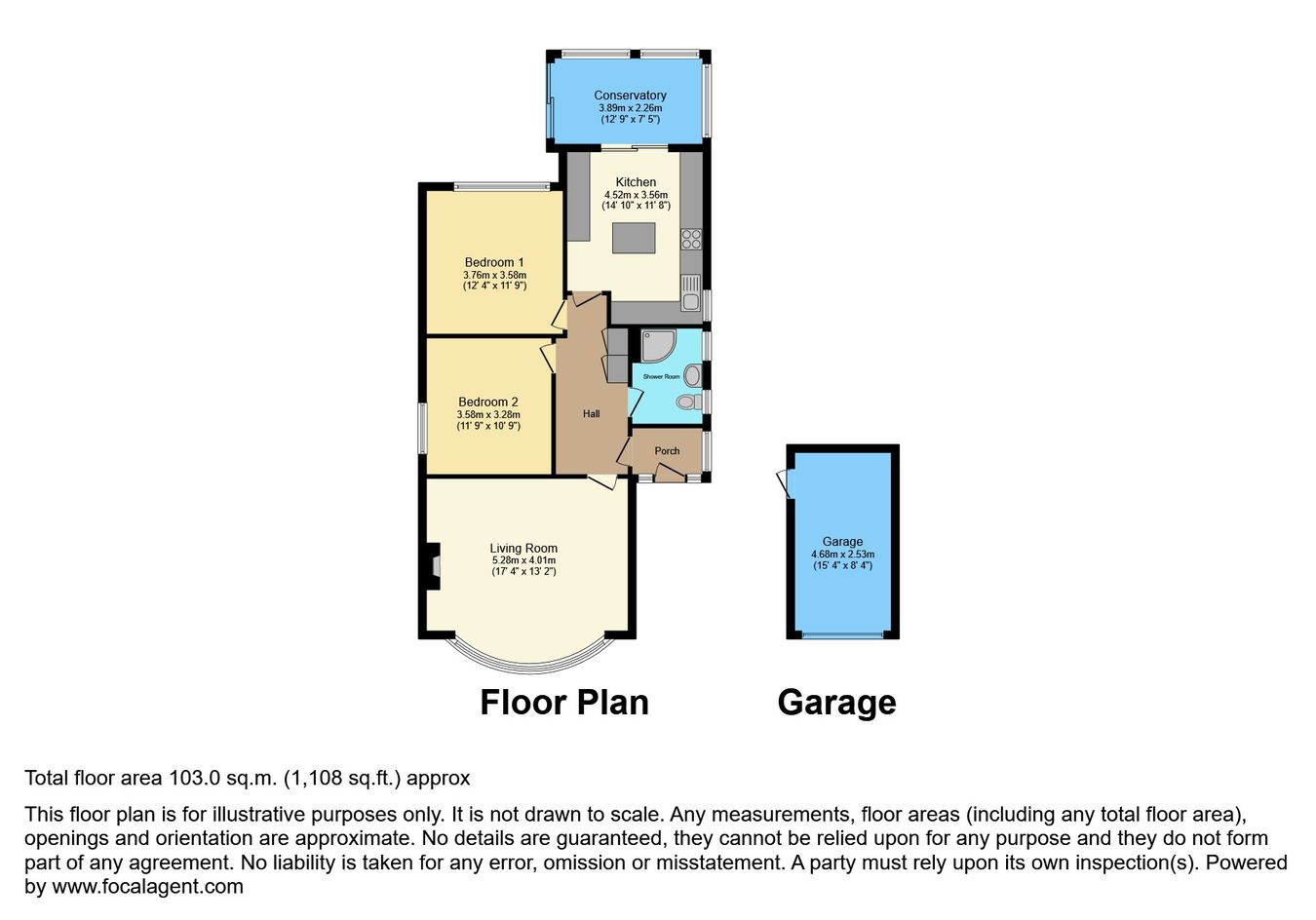 1, Mountview Road, Clacton-on-Sea floorplan