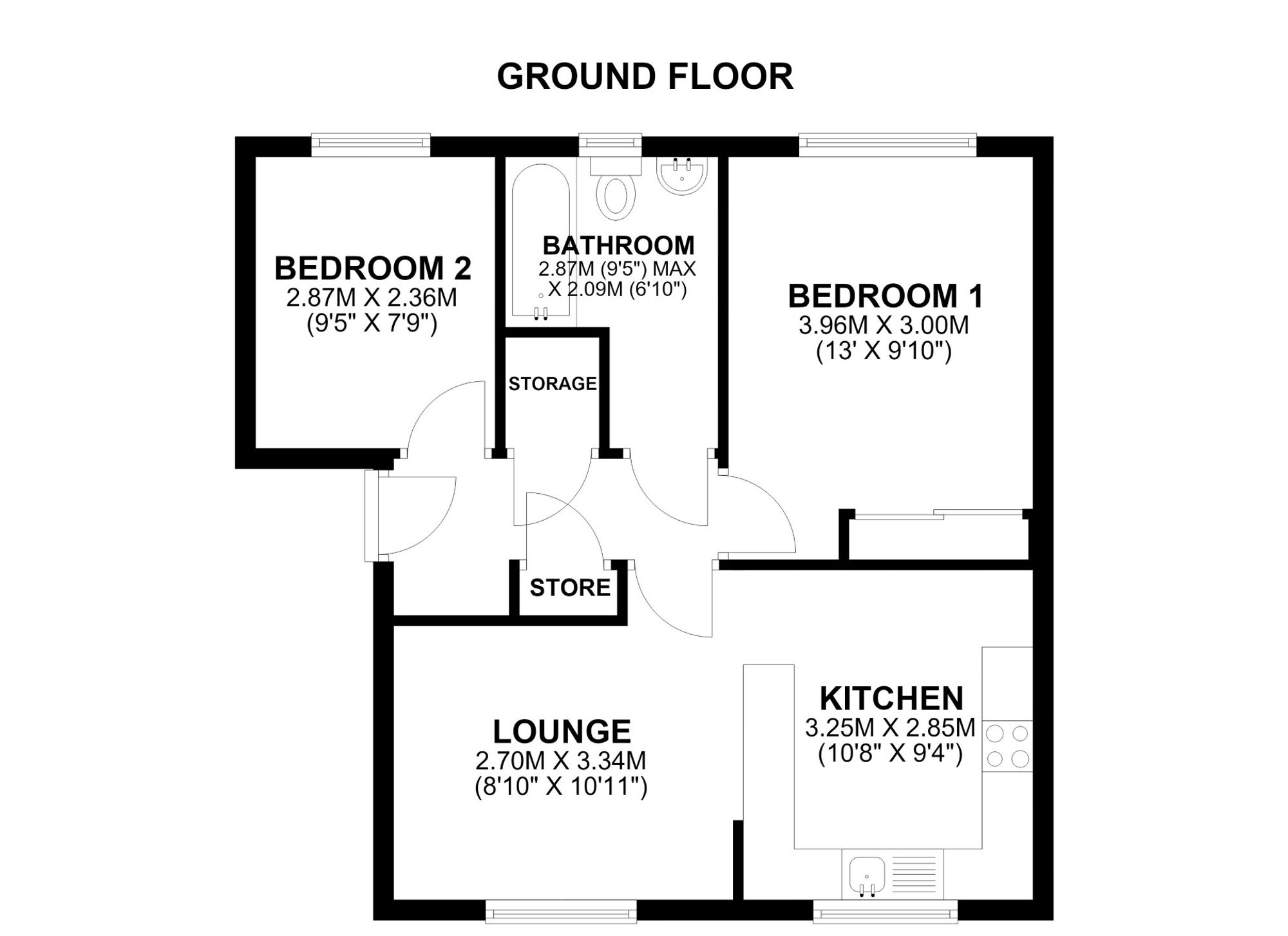 28 Ffordd Maendy, Bridgend floorplan