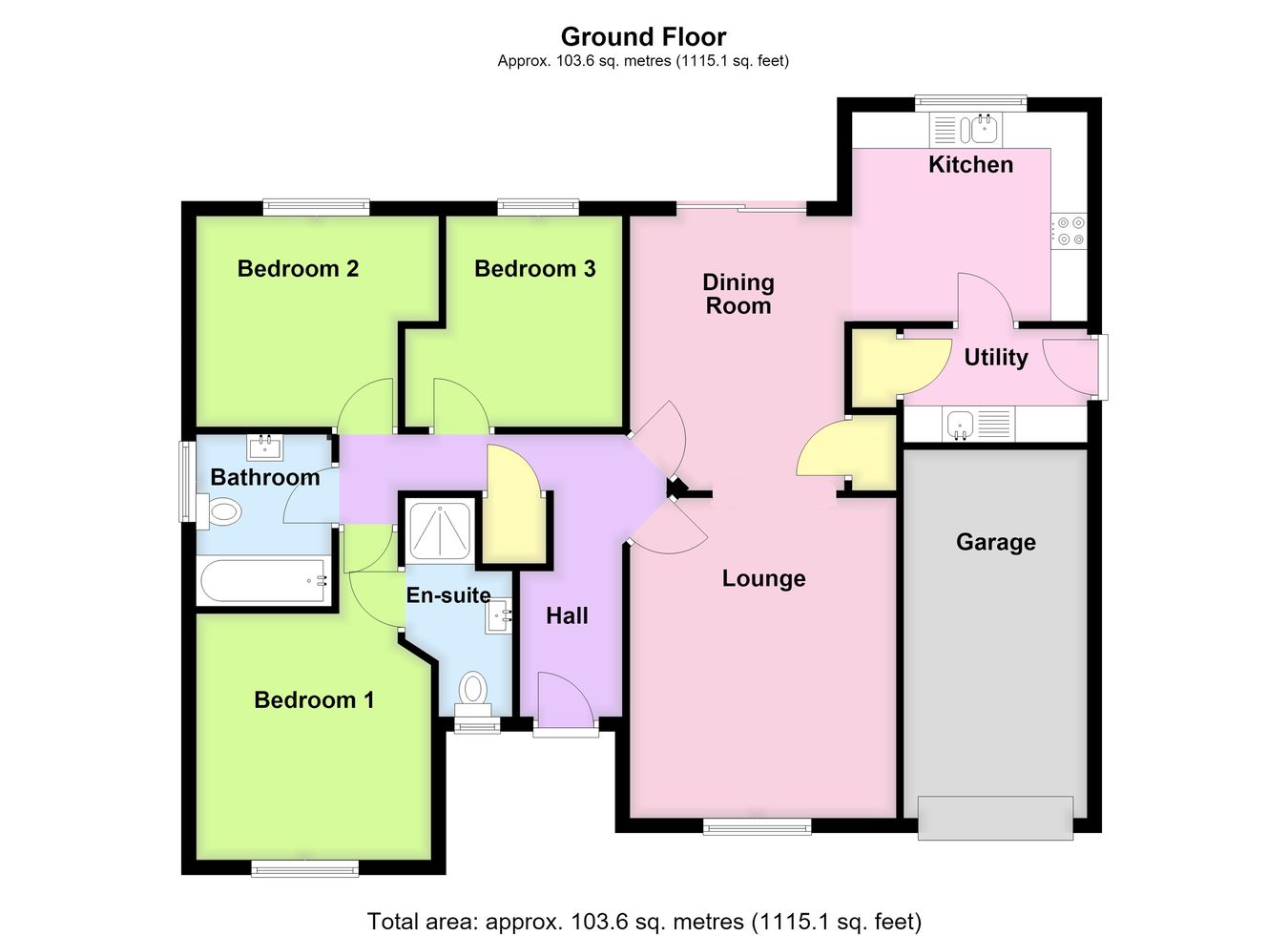 5, Church Walk, Boston floorplan