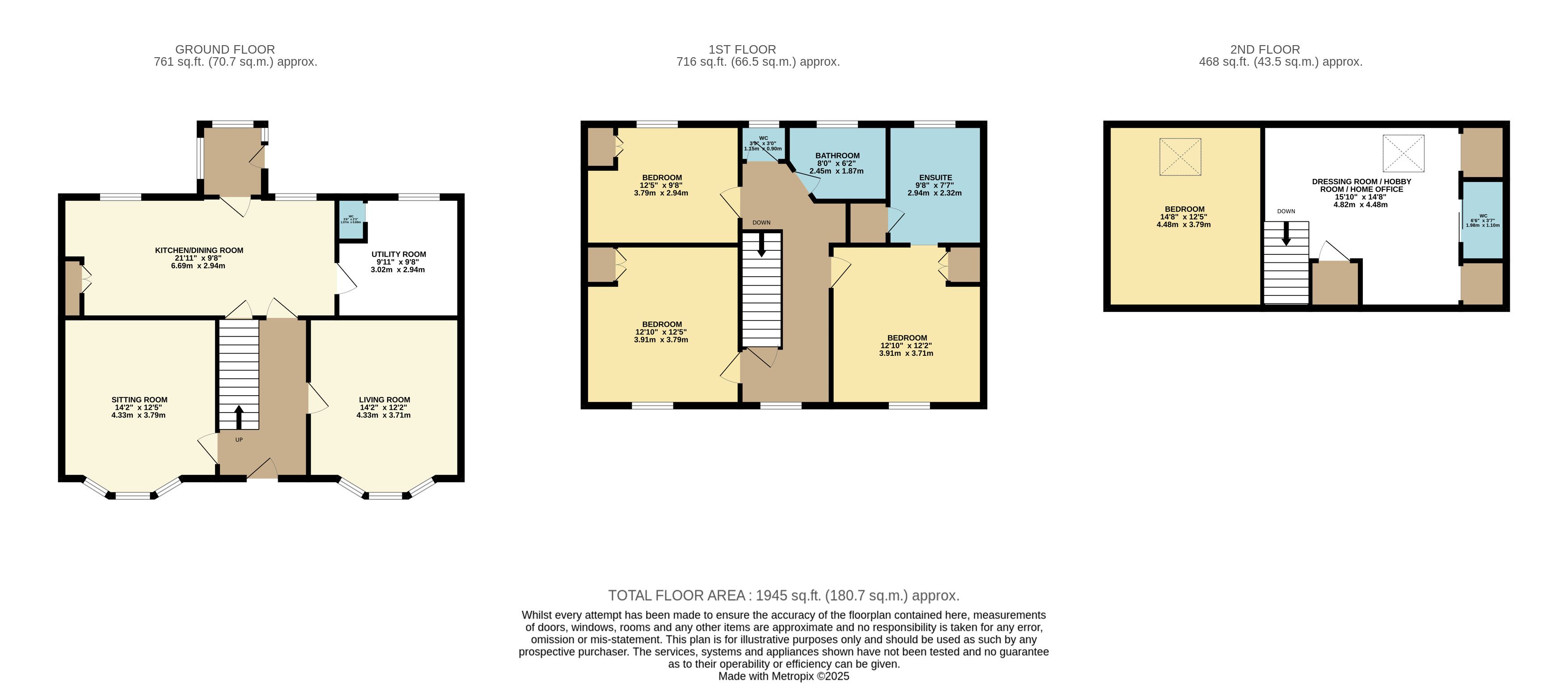 9, Rutland Street, Matlock floorplan