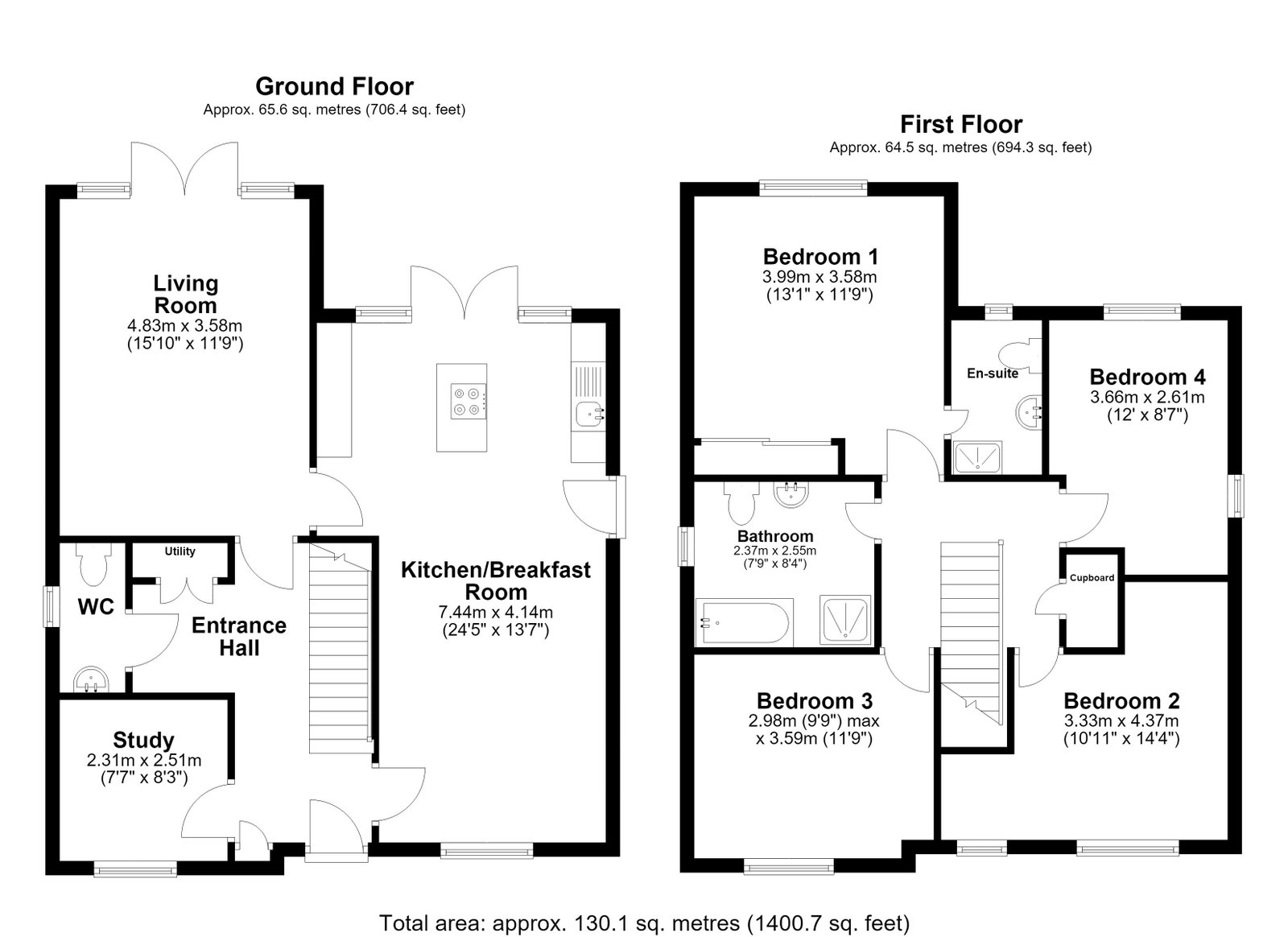 8, Kings Grove, Bedford floorplan