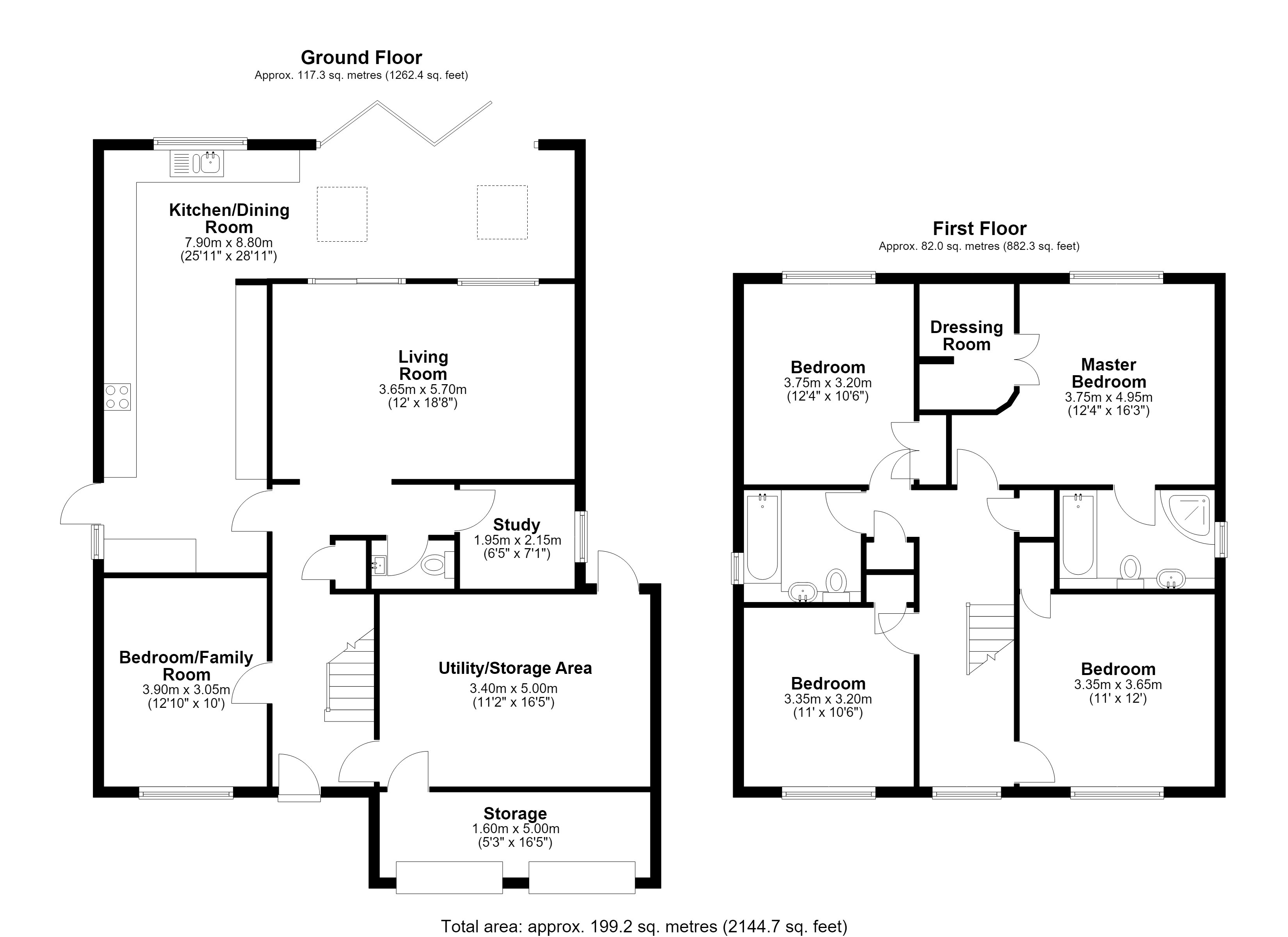 5, Fairwater Drive, Addlestone floorplan
