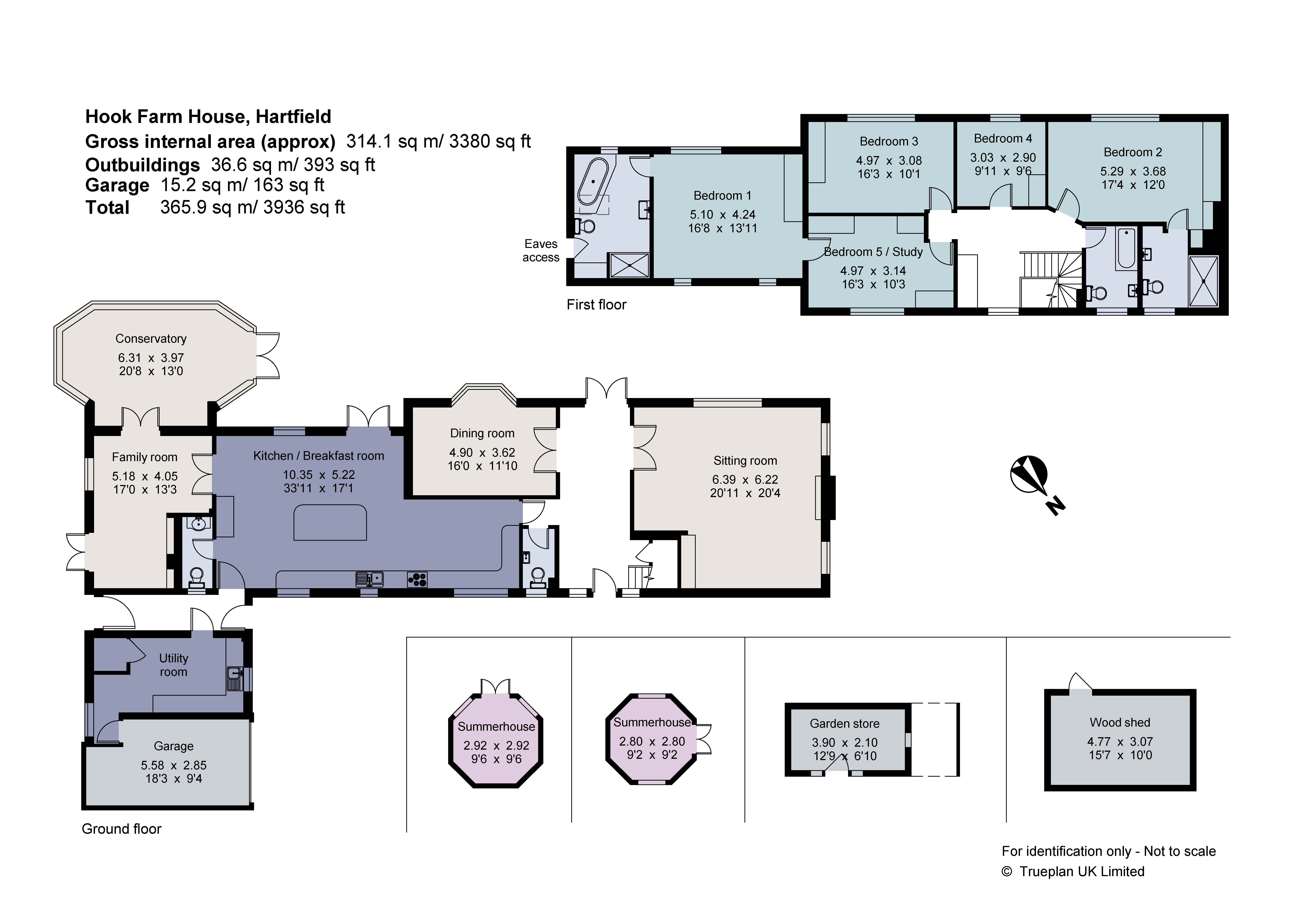 Hook Farm House,, Newtons Hill, East Sussex floorplan