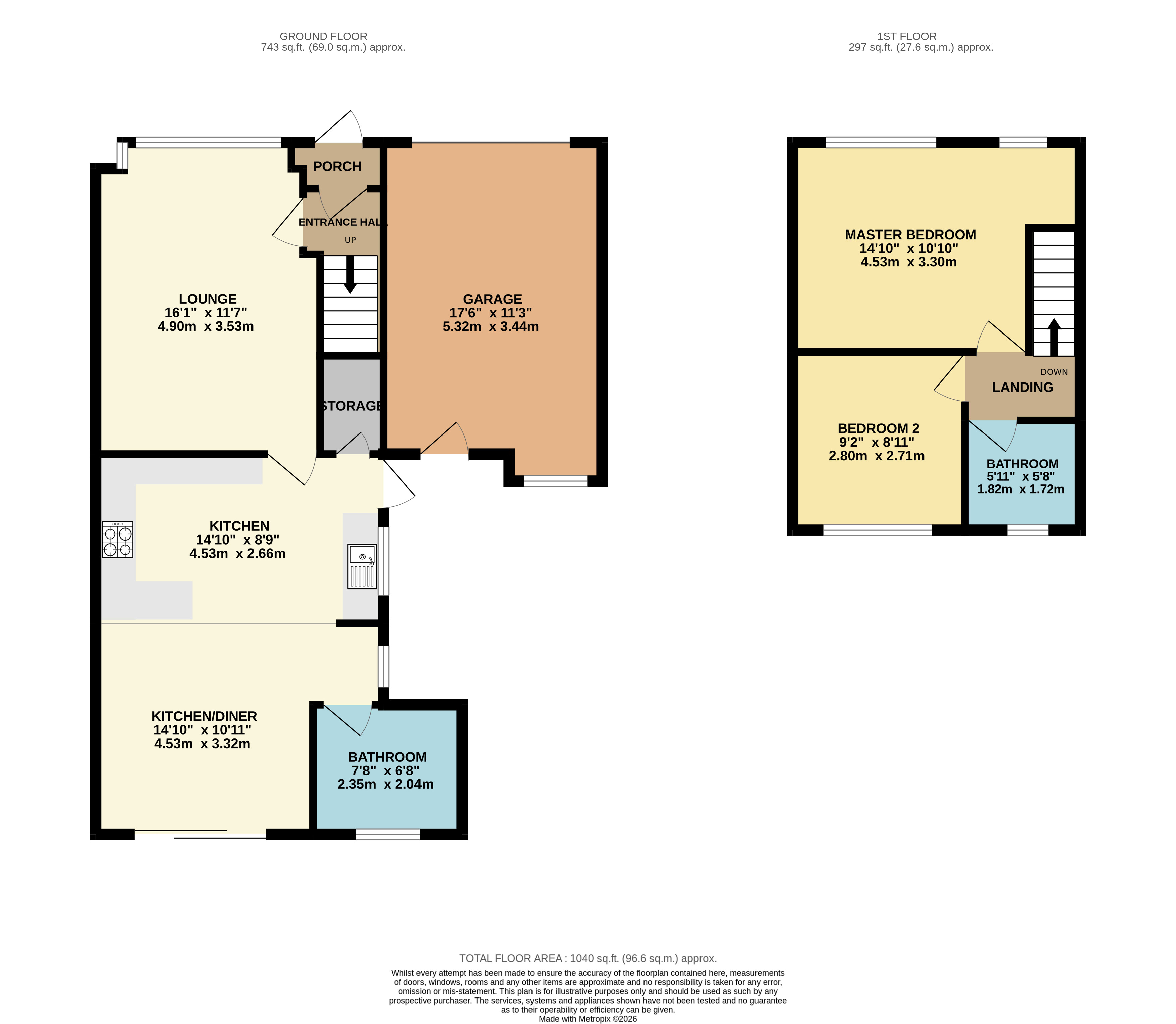 48, Anson Road, Tameside floorplan