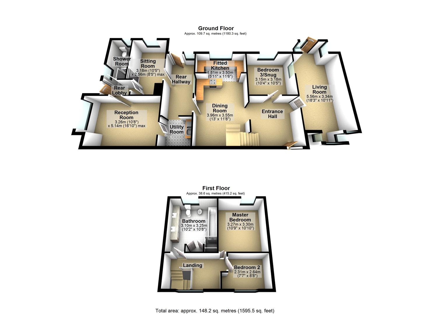 Hygrove, Hereford floorplan