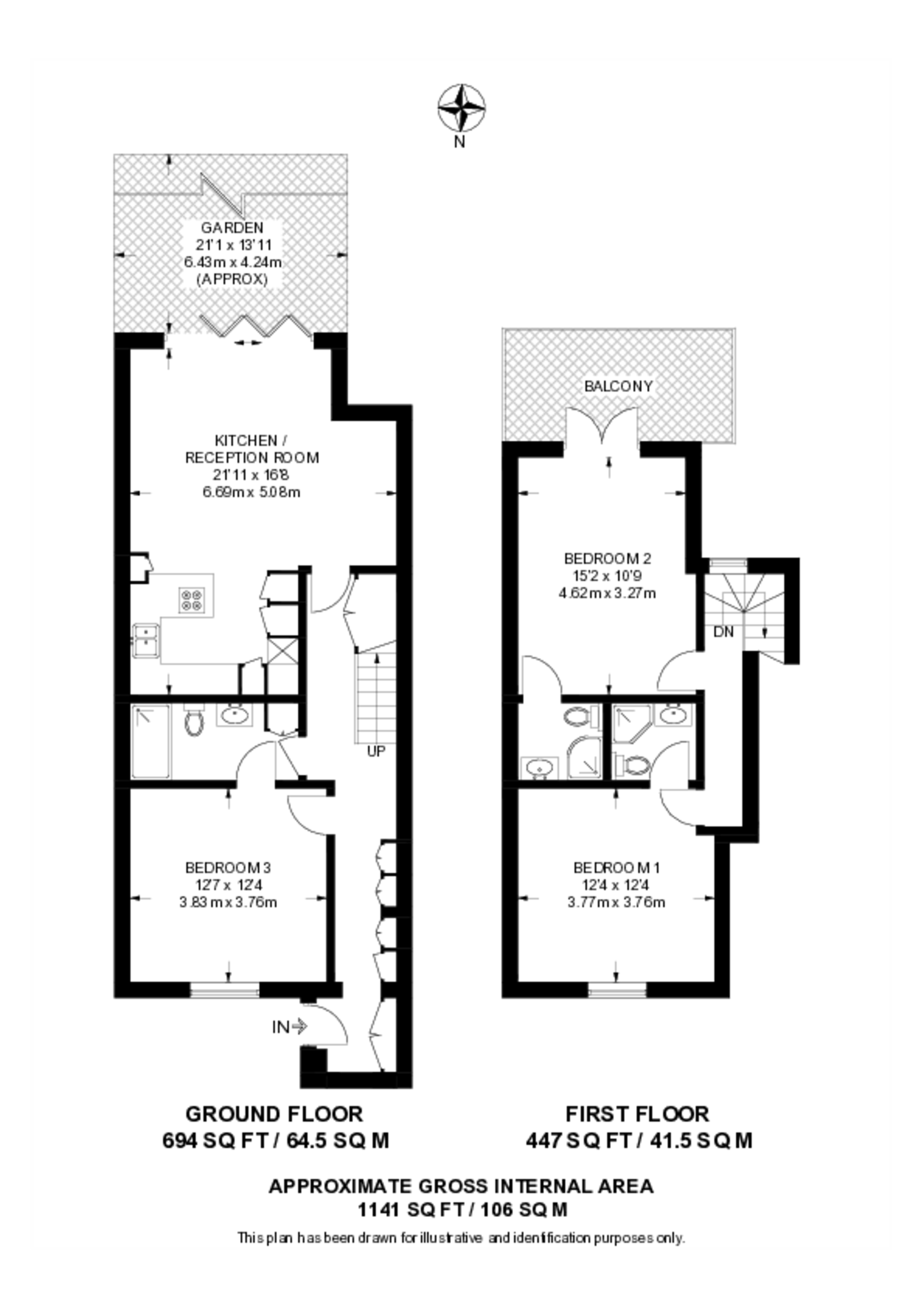 Agar Grove, Camden floorplan