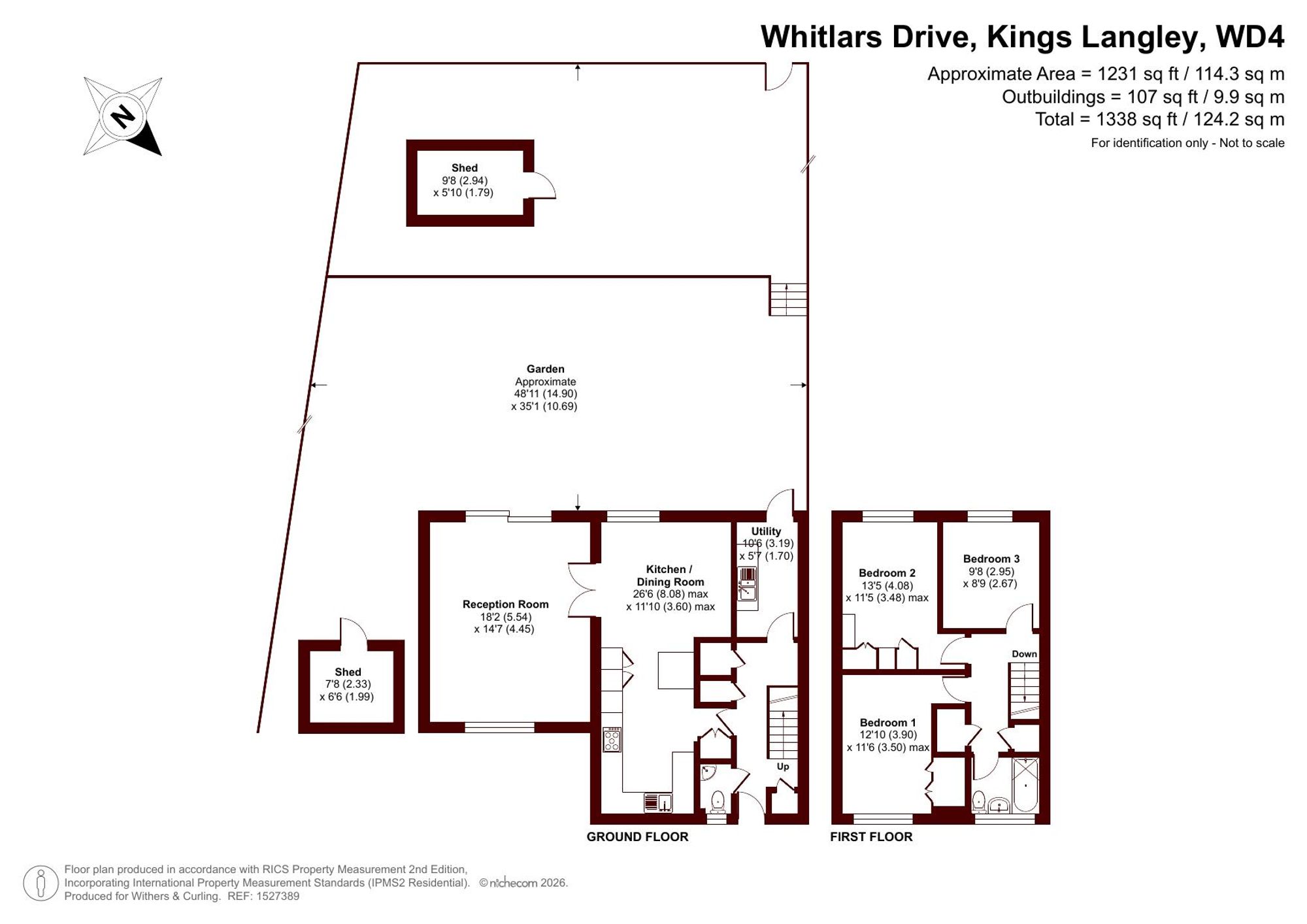 16 Whitlars Drive, Kings Langley floorplan
